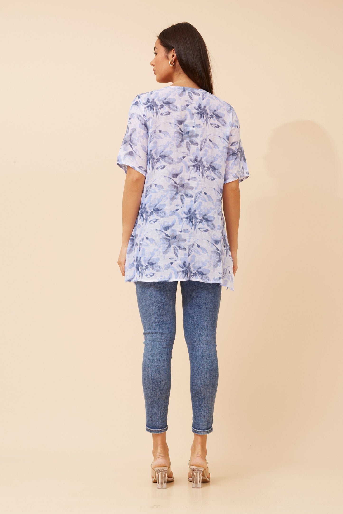 Emery Double Layer Top T523343 Blue