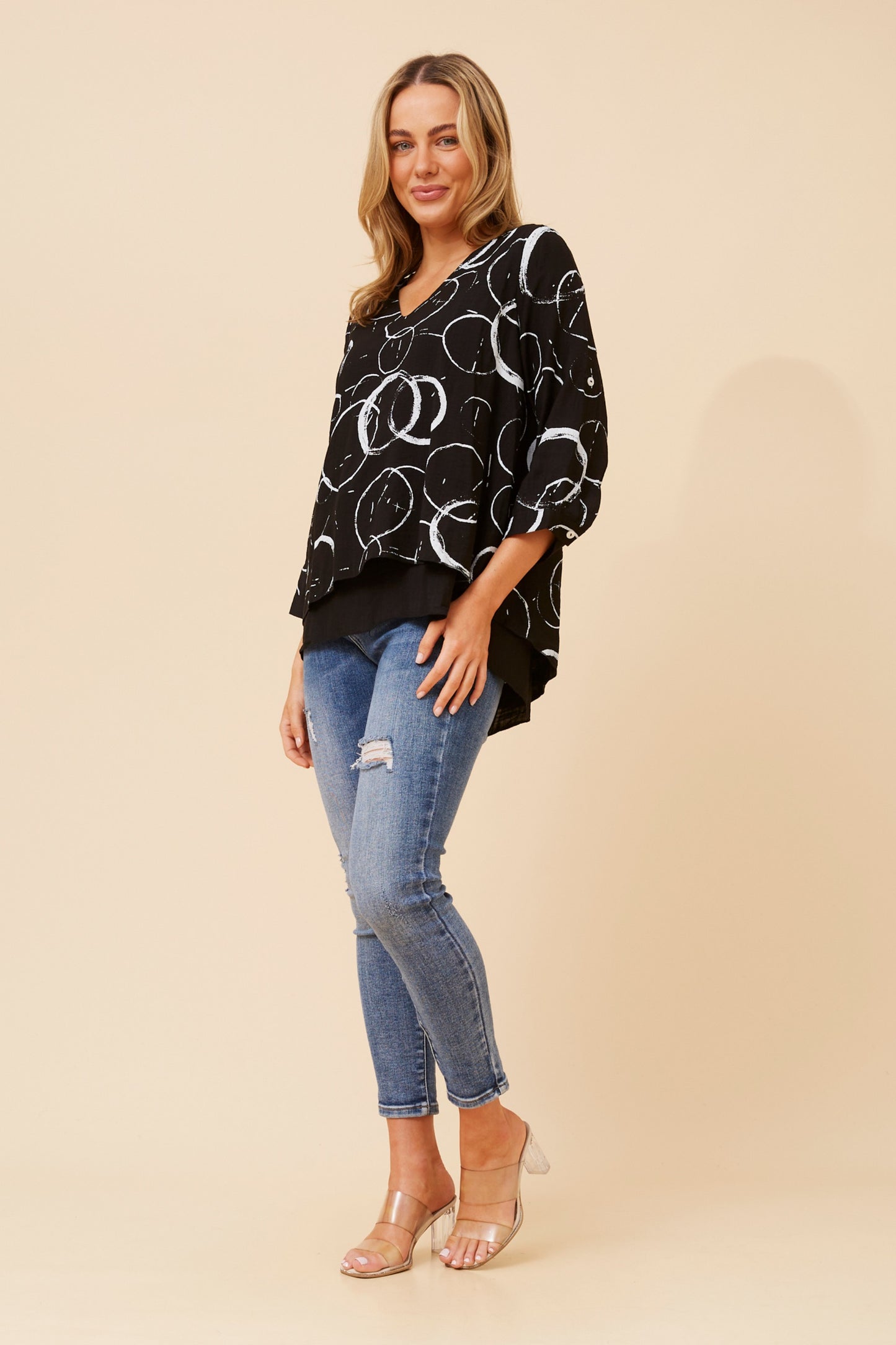 Reese Double Layer Top T733055 Black