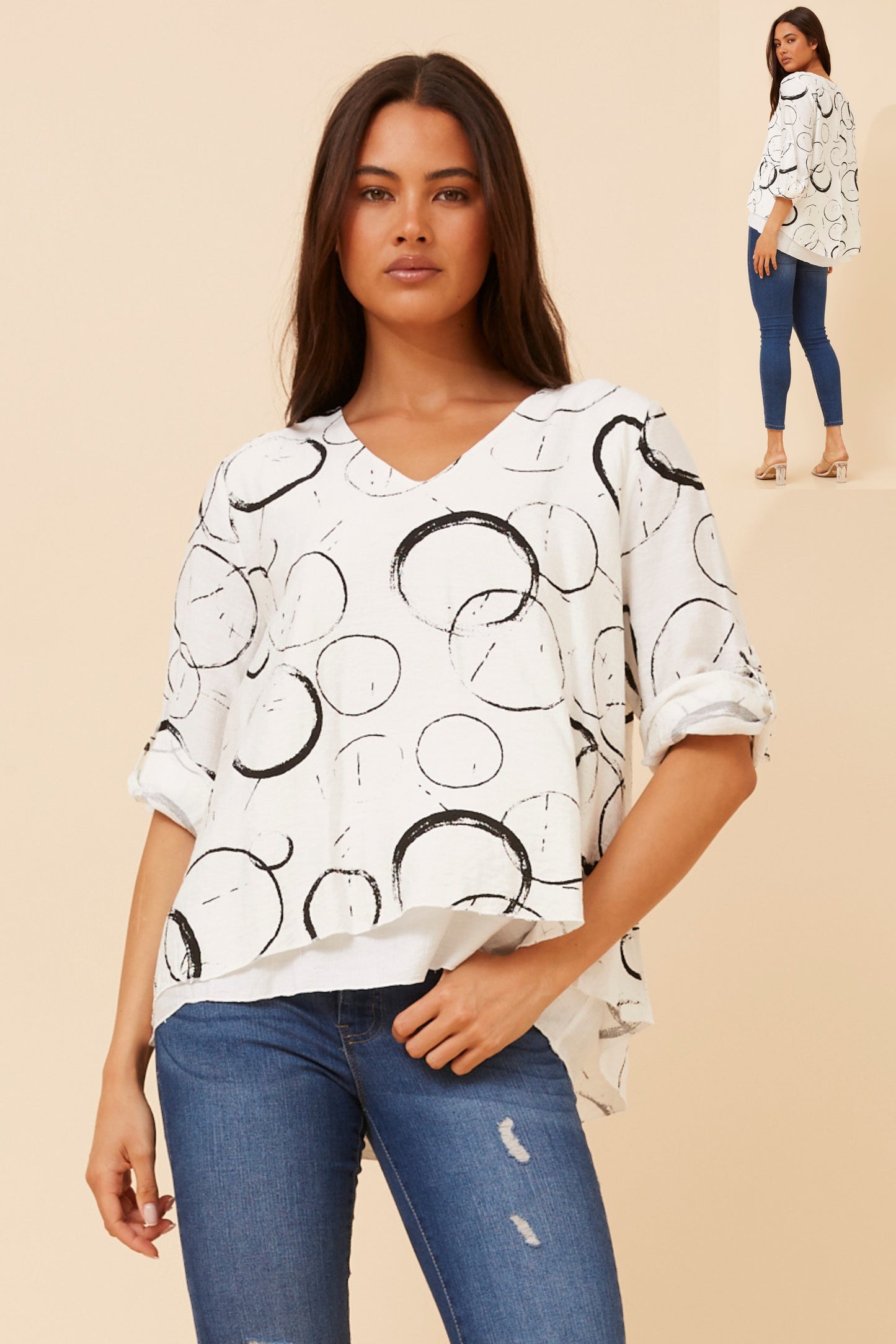 Reese Double Layer Top T733055 White