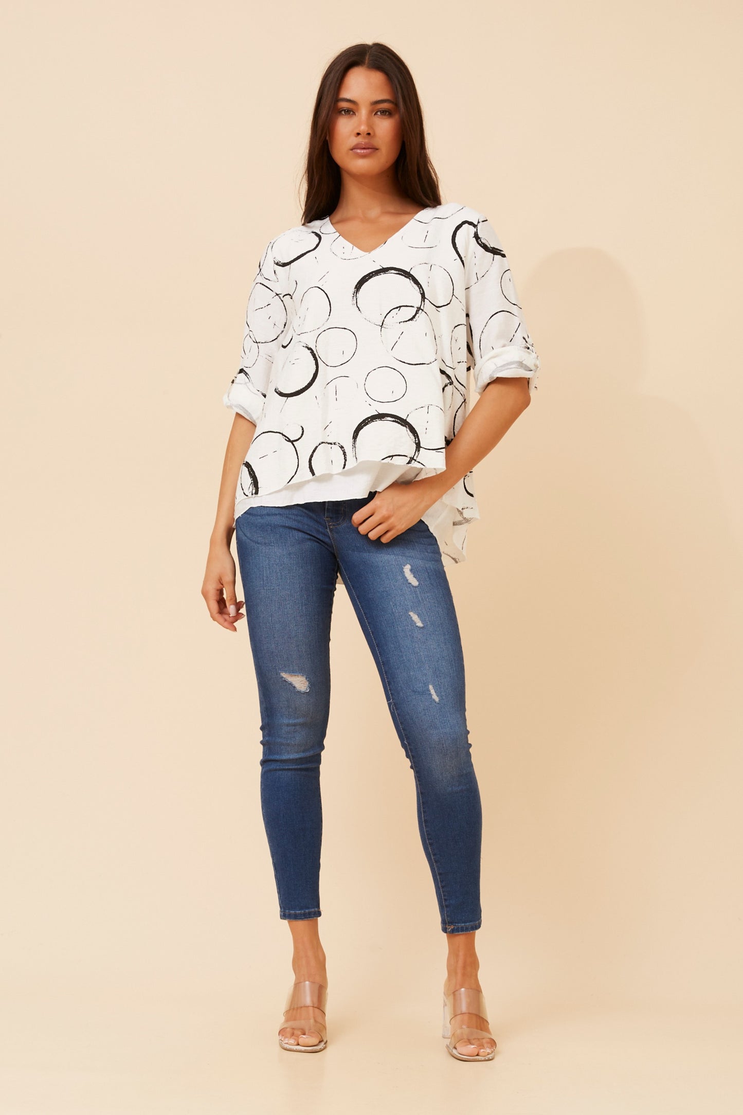 Reese Double Layer Top T733055 White