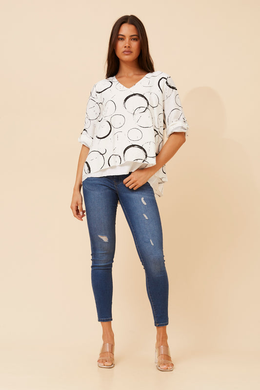 Reese Double Layer Top T733055 White