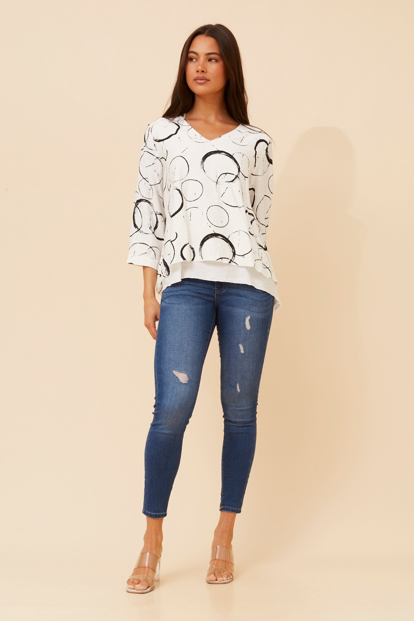 Reese Double Layer Top T733055 White