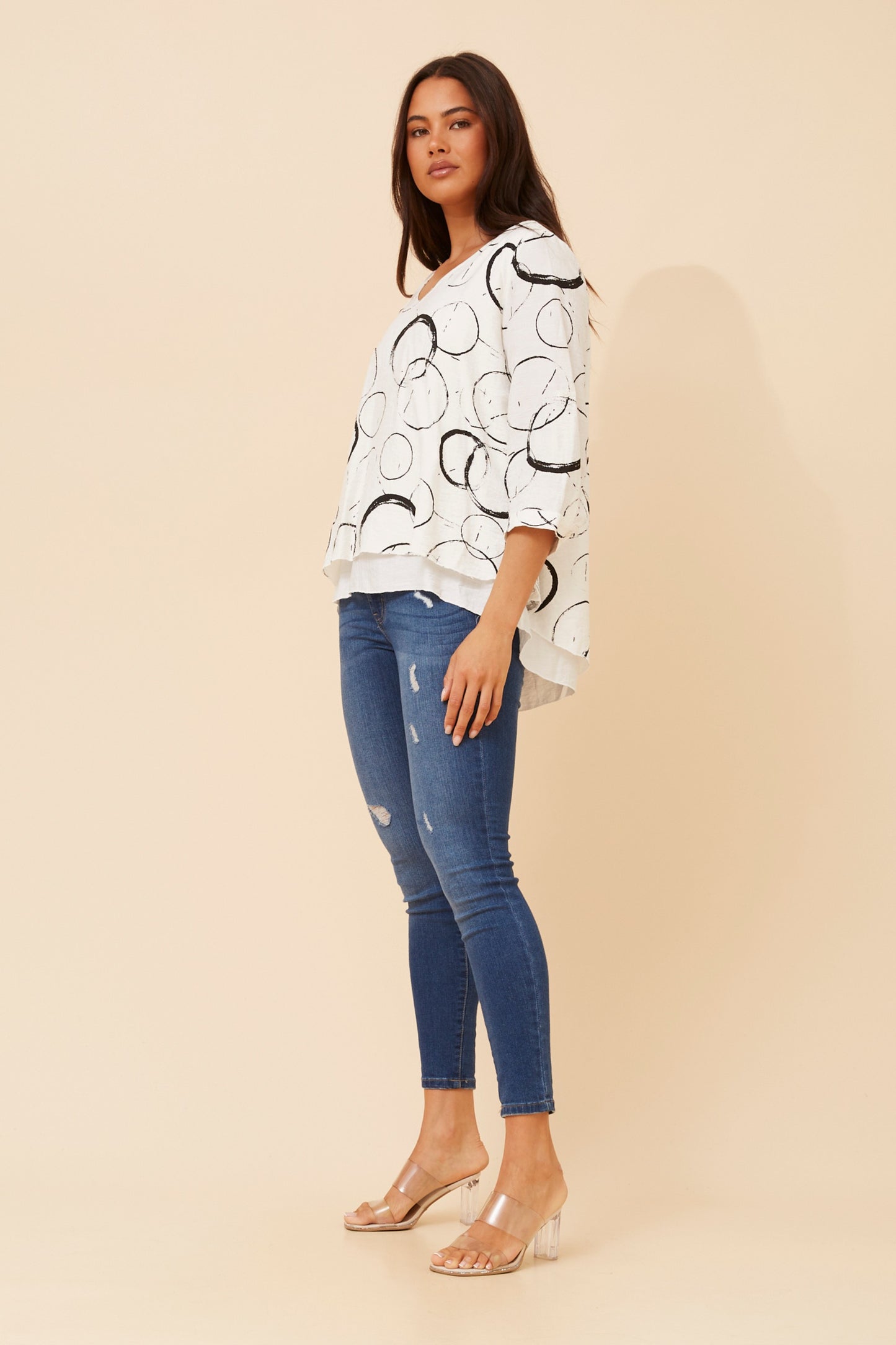 Reese Double Layer Top T733055 White