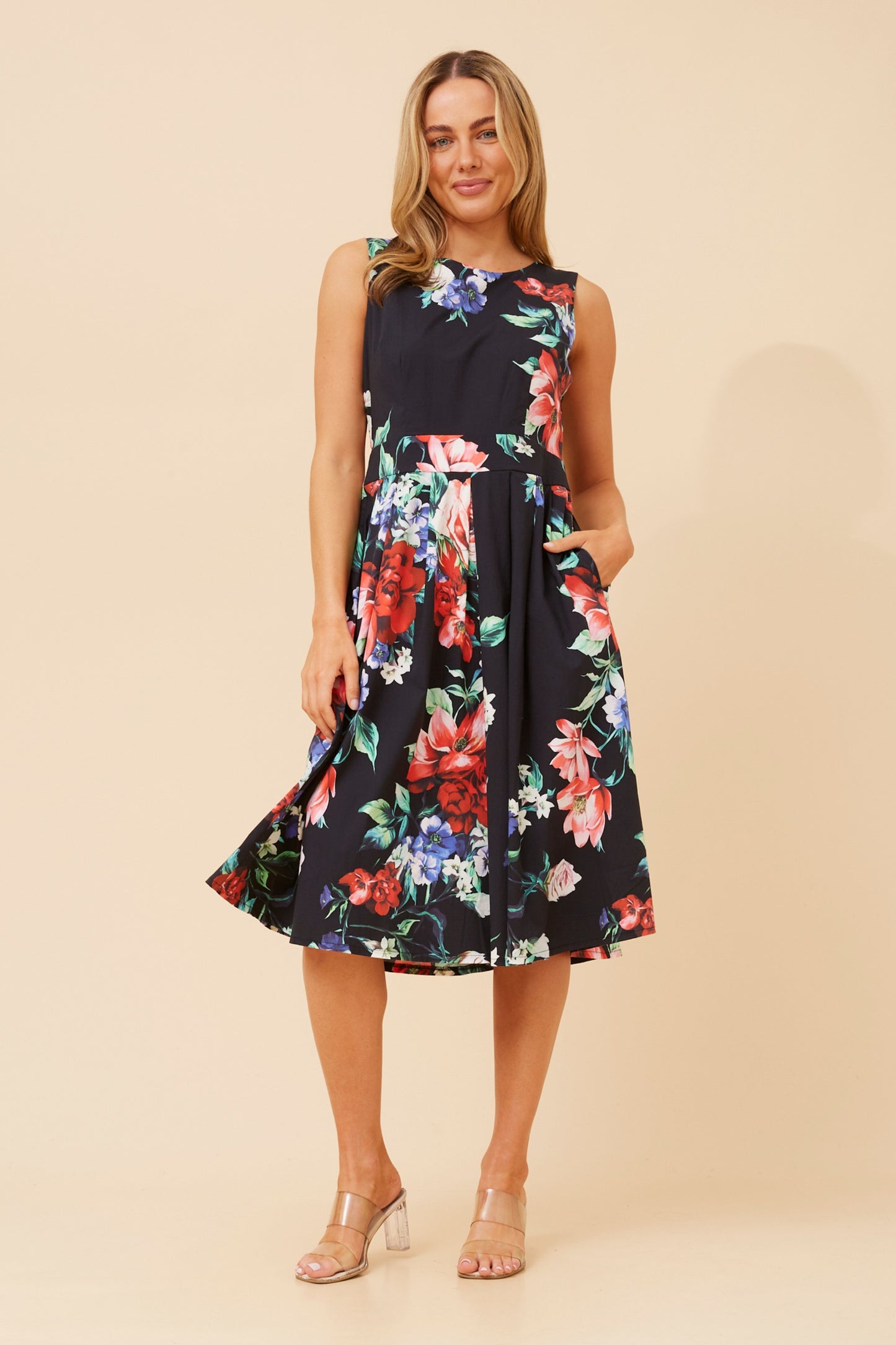 Ida Floral Short Dress D734613