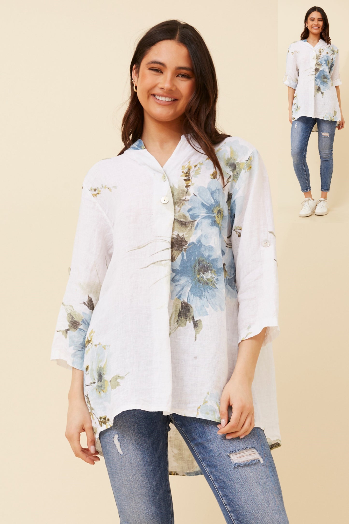 Isotta Italian Floral Shirt T516411