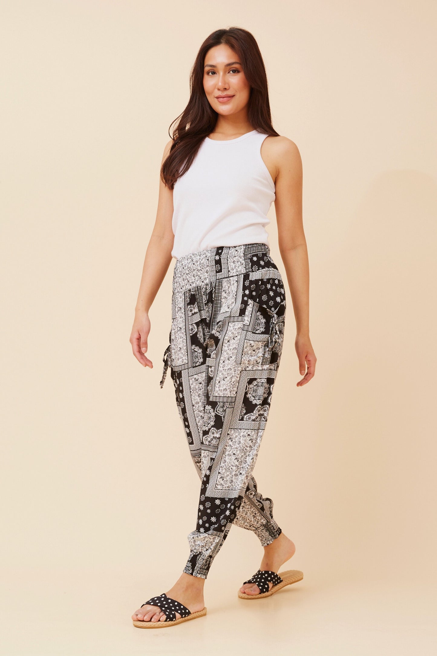Elephant Printed Harem Pant P523467