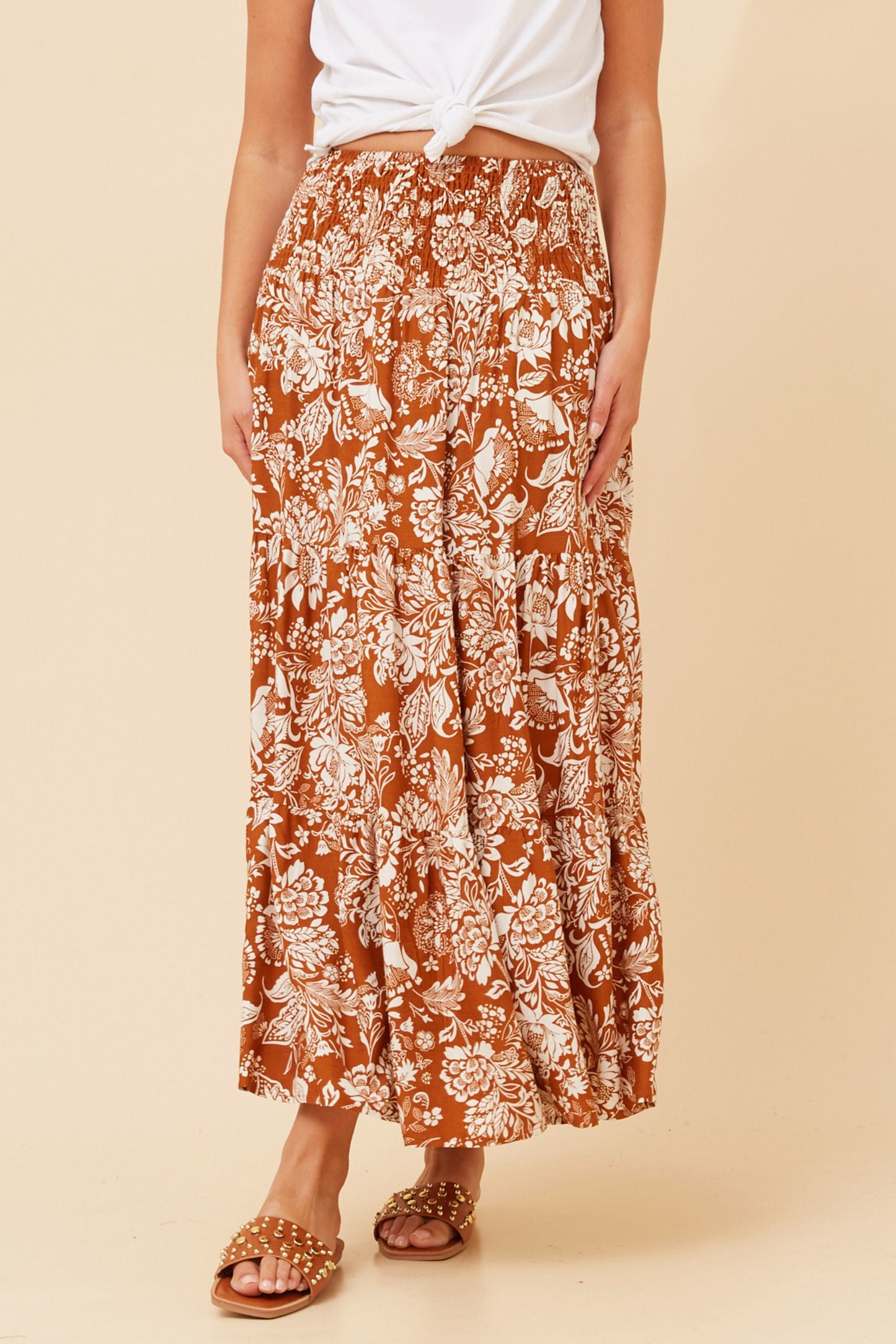 Samantha Floral Maxi Skirt - S525066