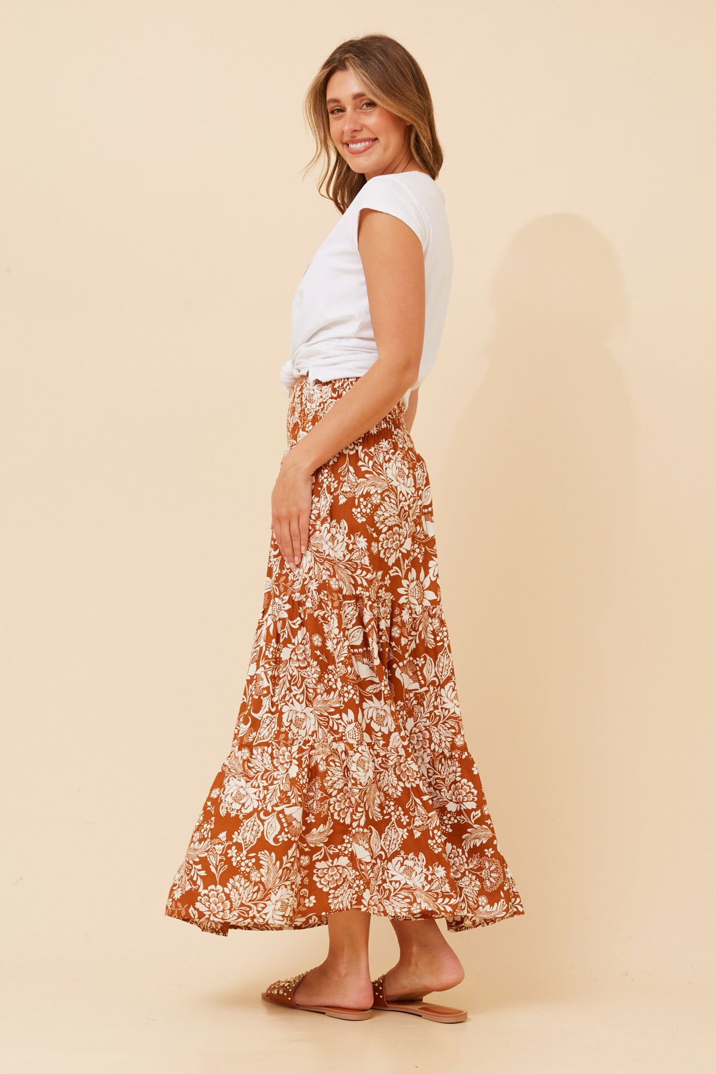 Samantha Floral Maxi Skirt - S525066
