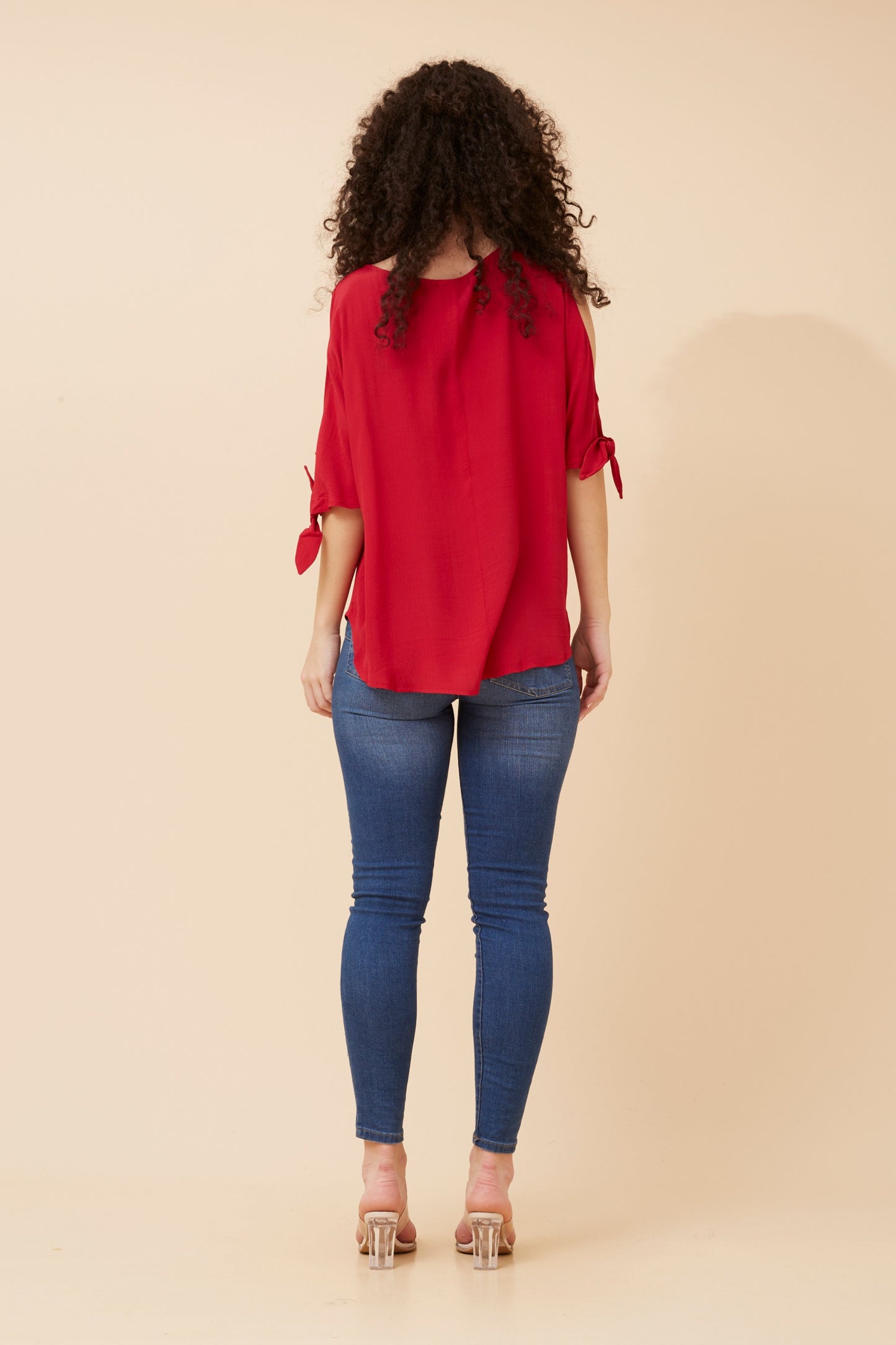 Becky Cold Shoulder Top - T514654