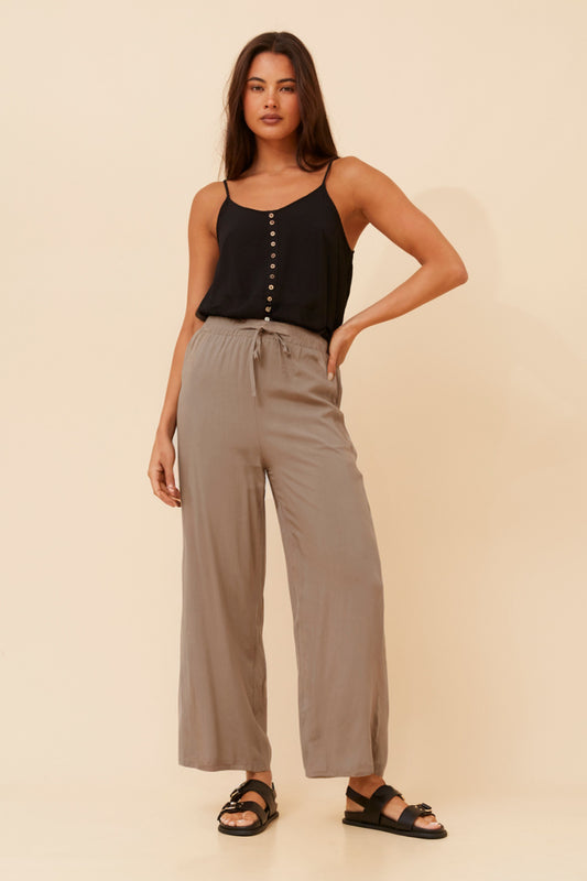 Ziggy Culotte Pants P524486 Taupe
