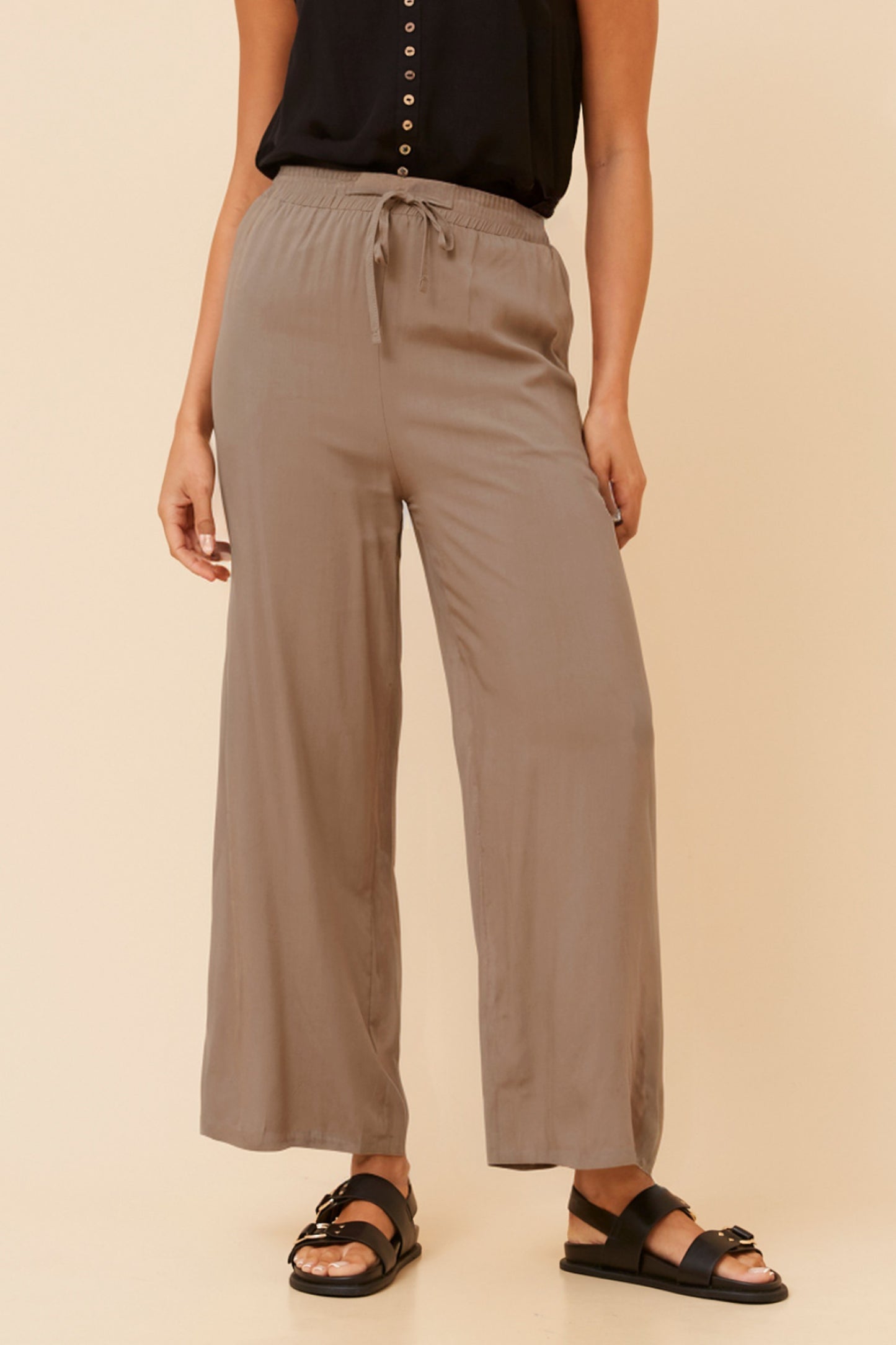 Ziggy Culotte Pants P524486 Taupe