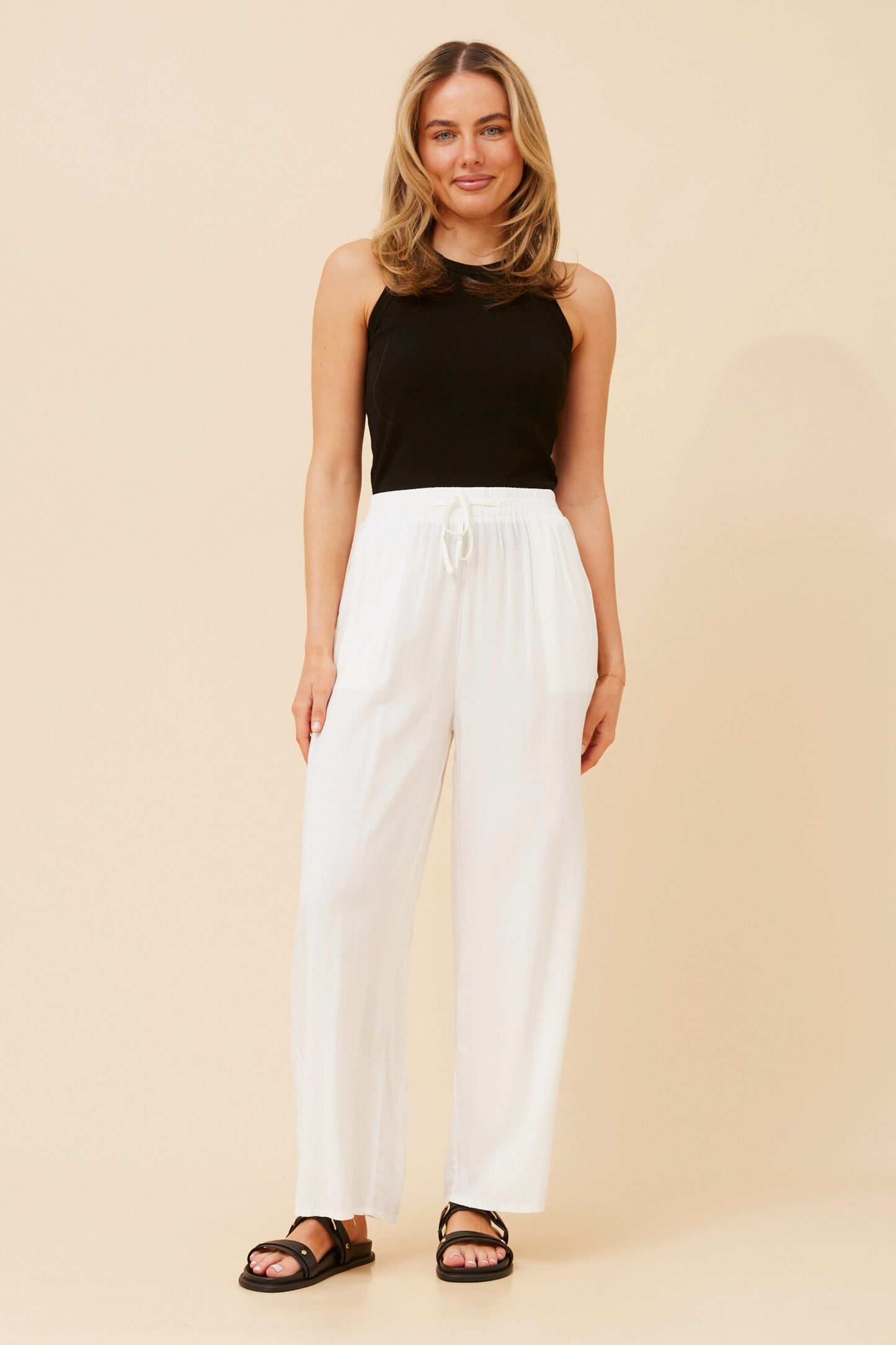 Ziggy Culotte Pants P524486 White