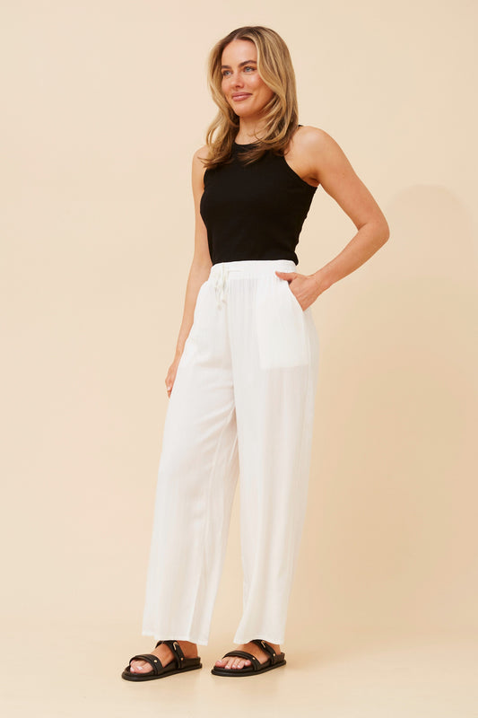 Ziggy Culotte Pants P524486 White
