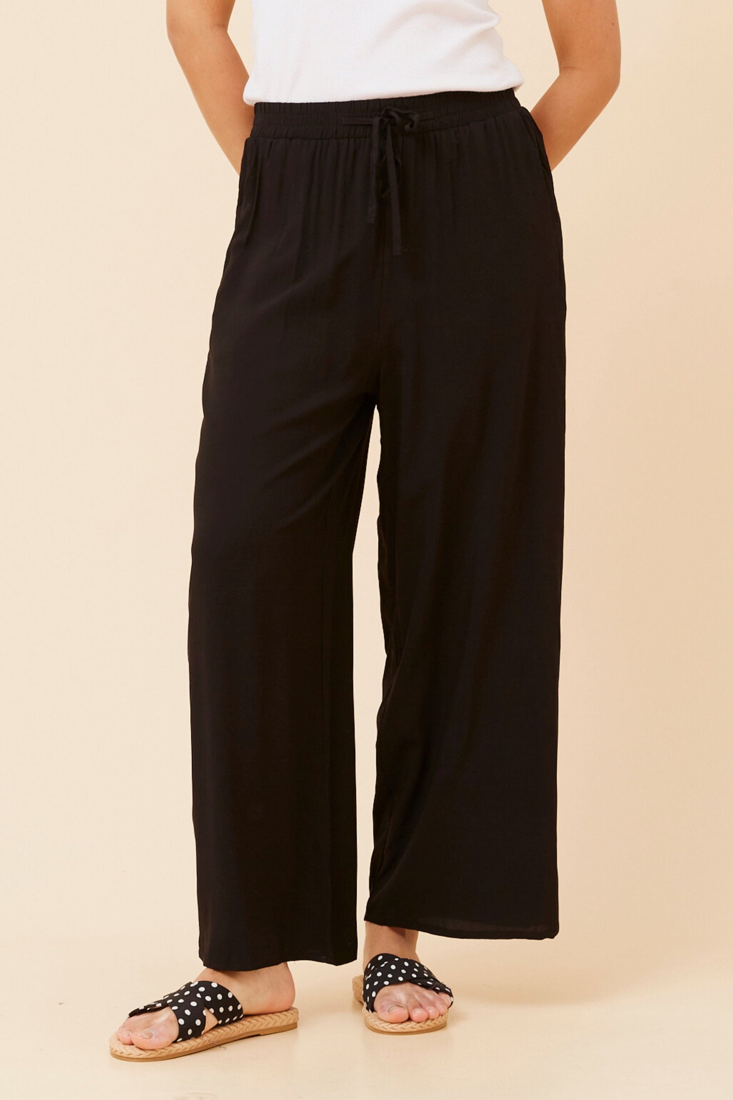 Ziggy Culotte Pants P524486 Black