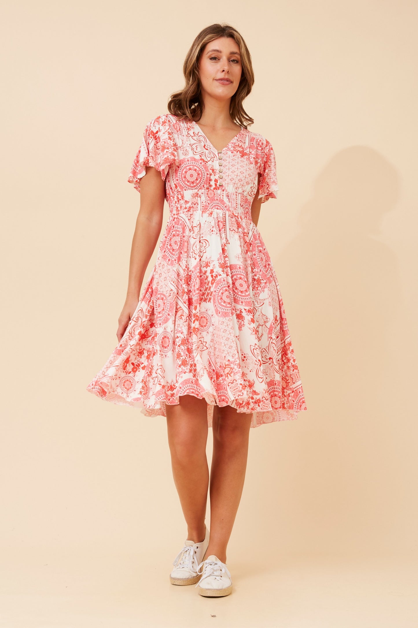 Ivona Abstract Boho Dress - D523286