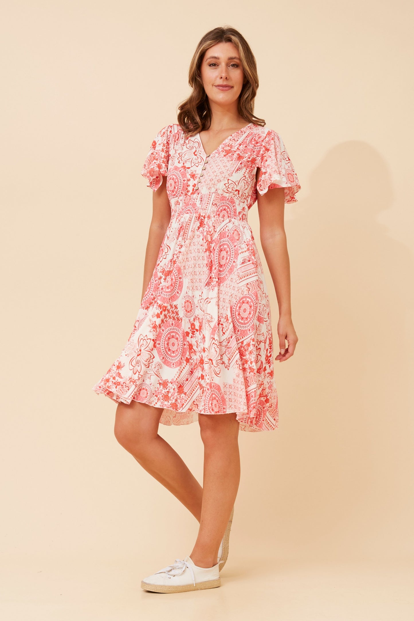 Ivona Abstract Boho Dress - D523286