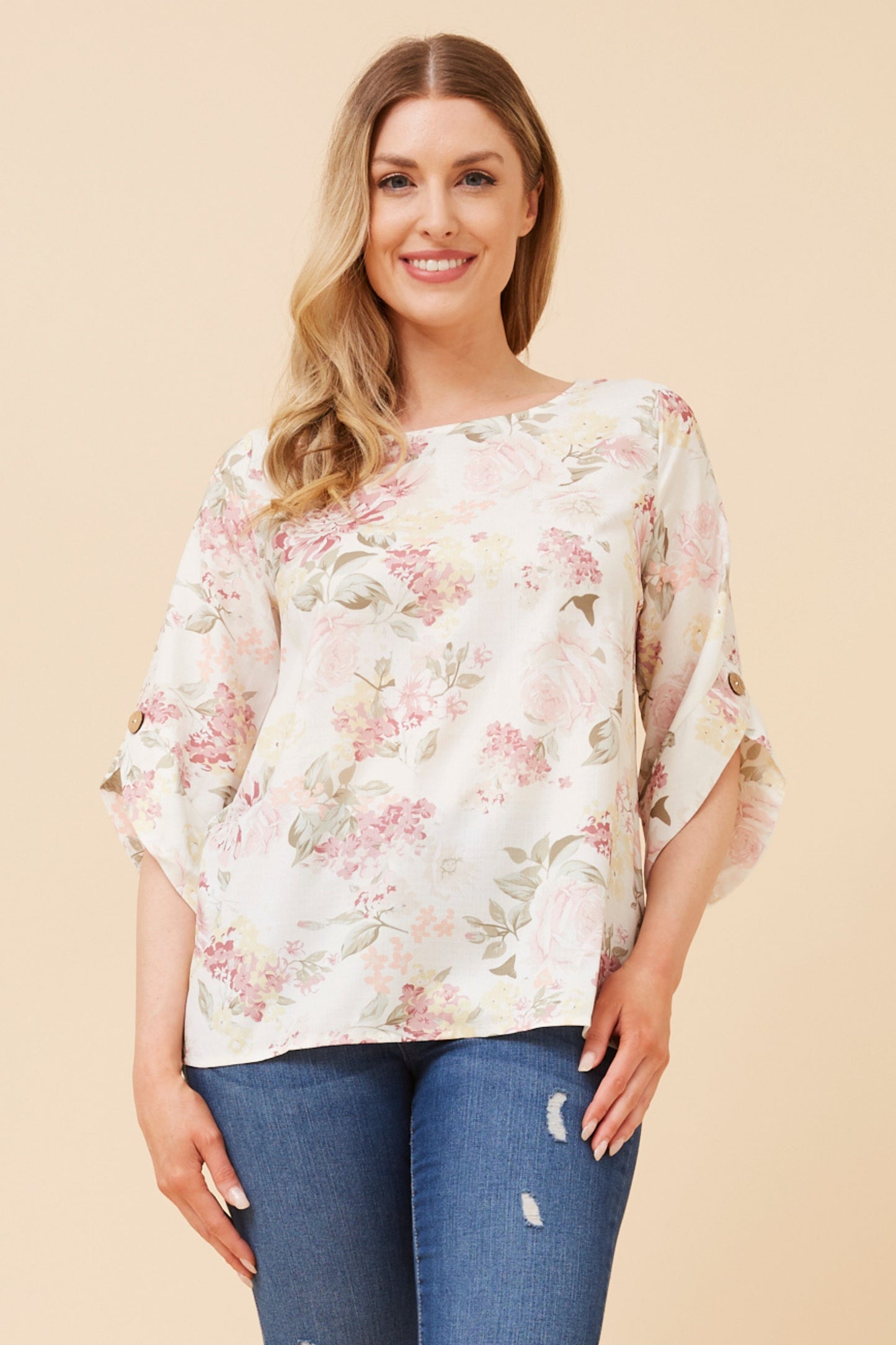 Tobi Floral Printed Top T525014