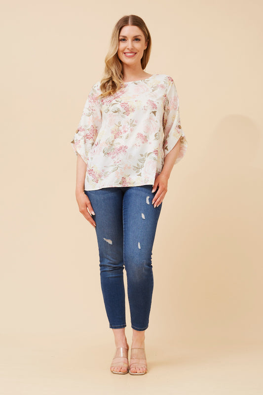 Tobi Floral Printed Top T525014