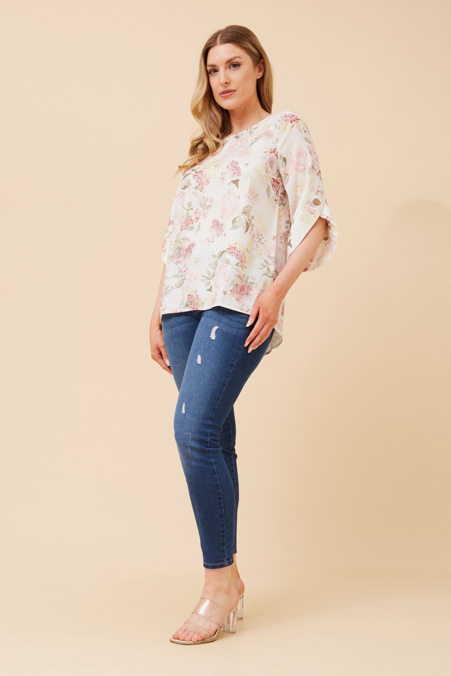 Tobi Floral Printed Top T525014