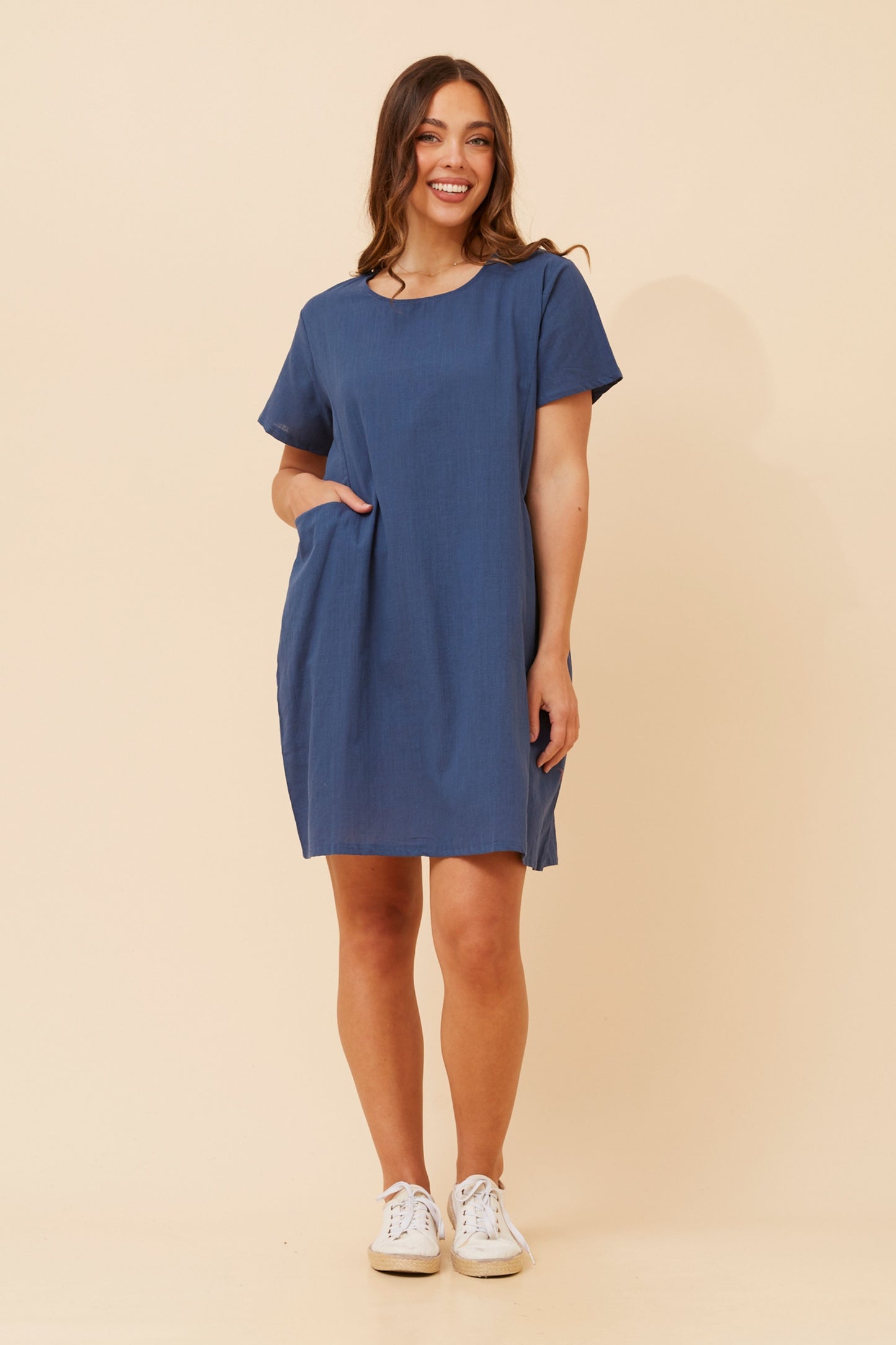 Serra Tunic Dress D523207 Indigo