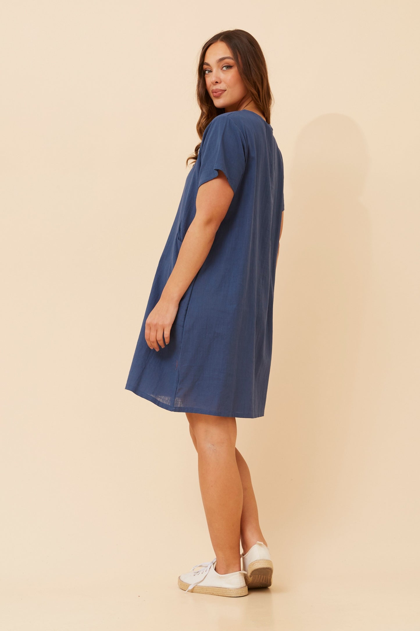 Serra Tunic Dress D523207 Indigo