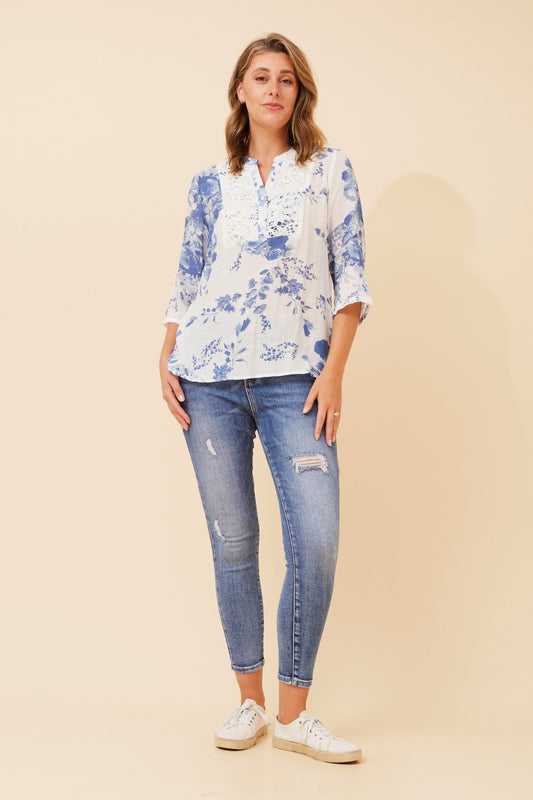 Sable Floral Print Top T171968