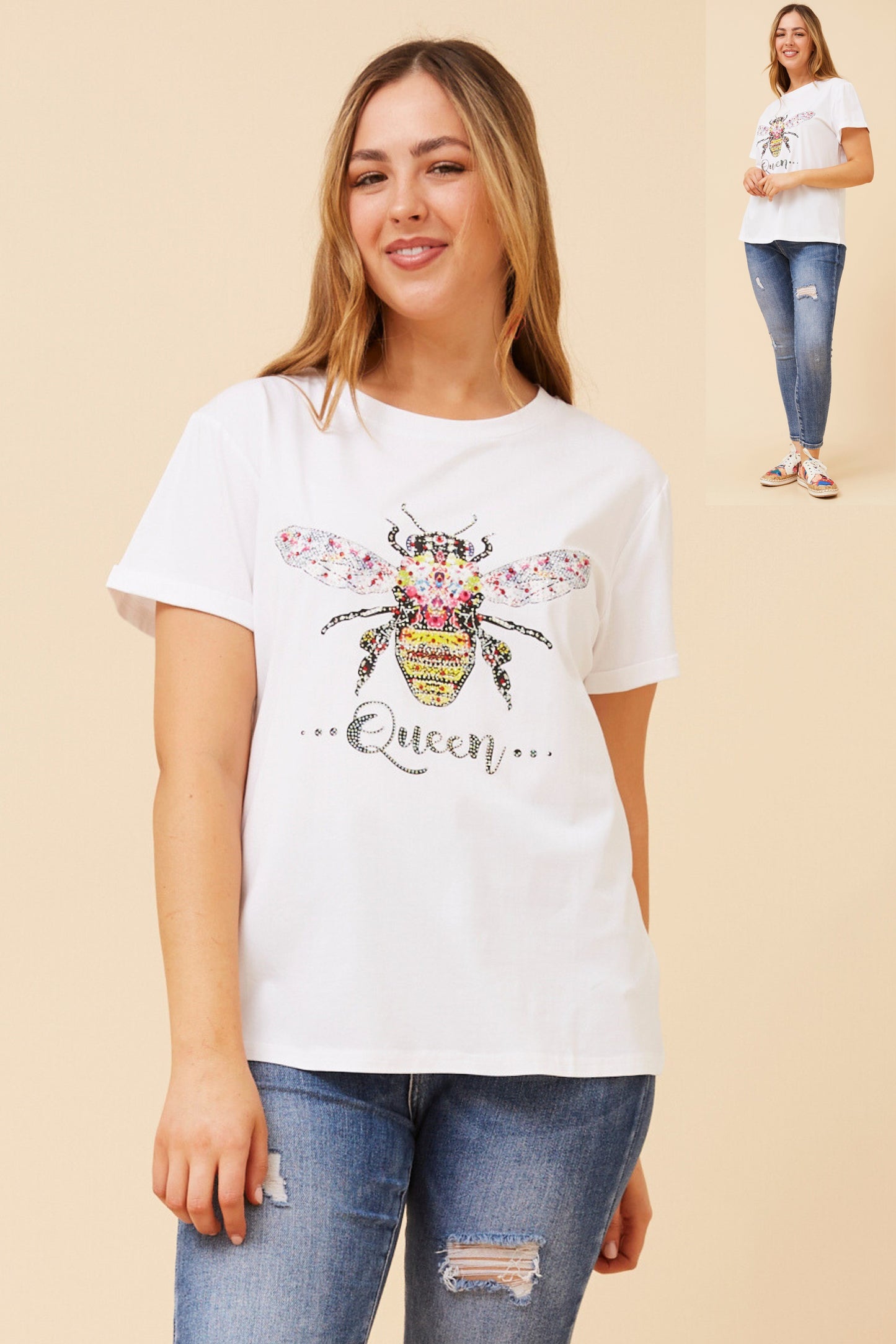 Queen Bee Graphic T-Shirt - T525502