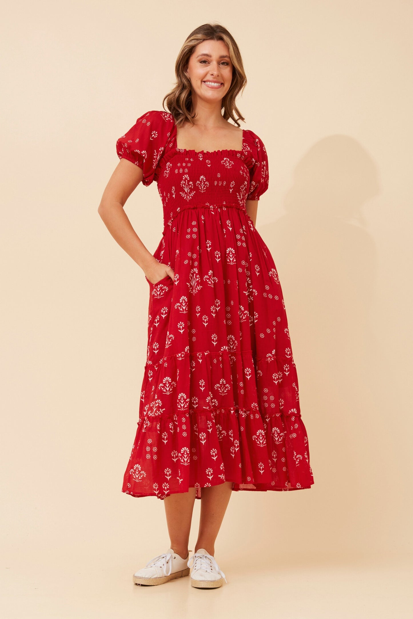 Priya Floral Maxi Dress D524299