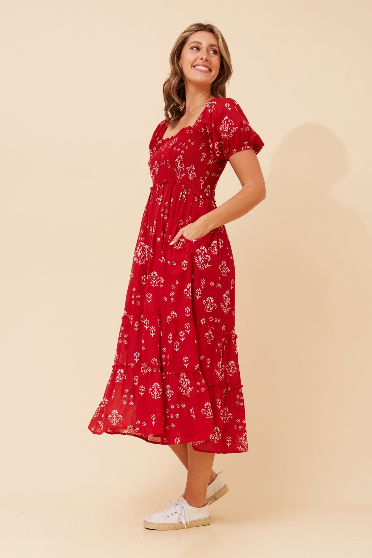 Priya Floral Maxi Dress D524299