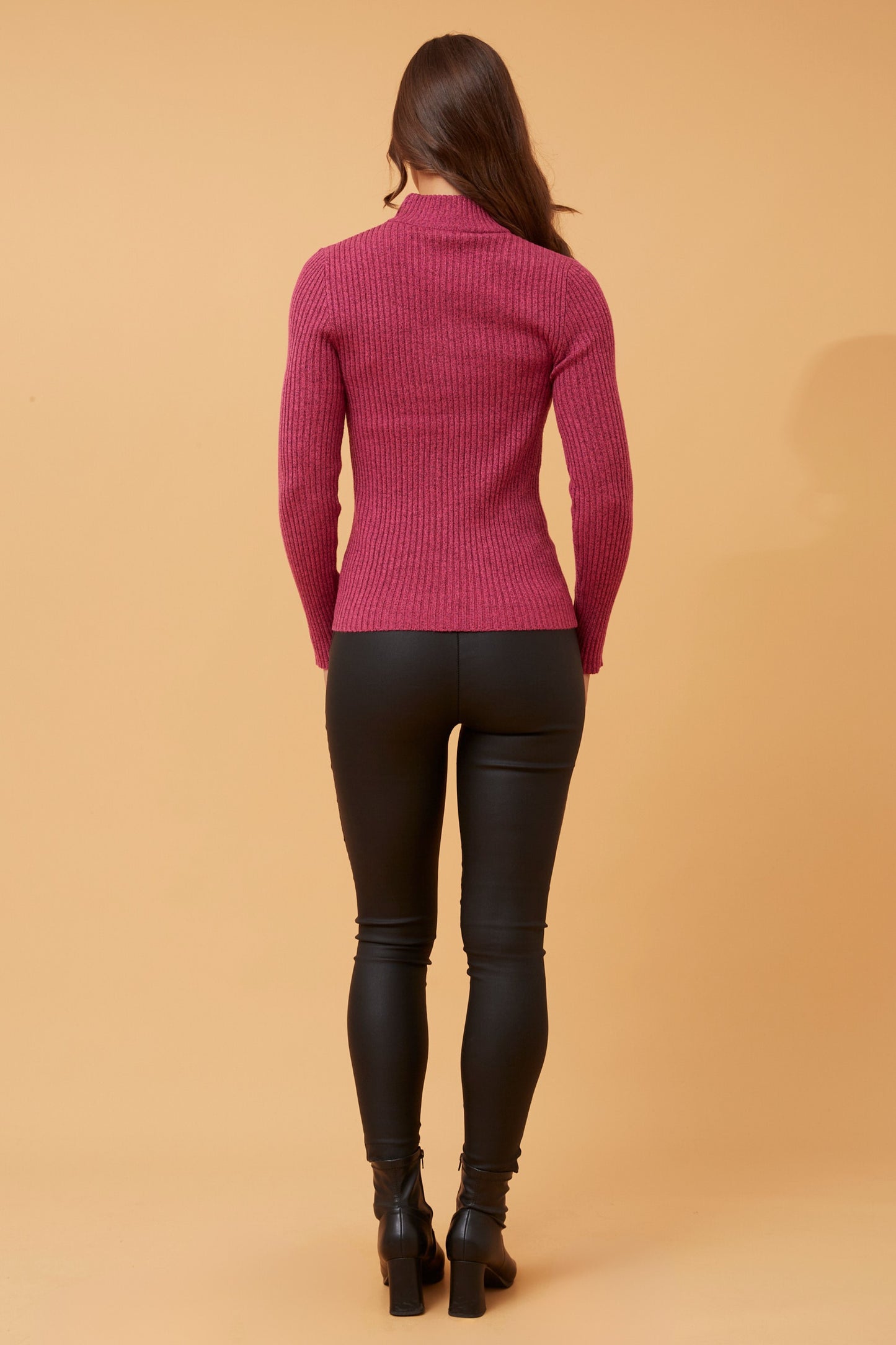 Alba Knit Jumper Magenta KP508787