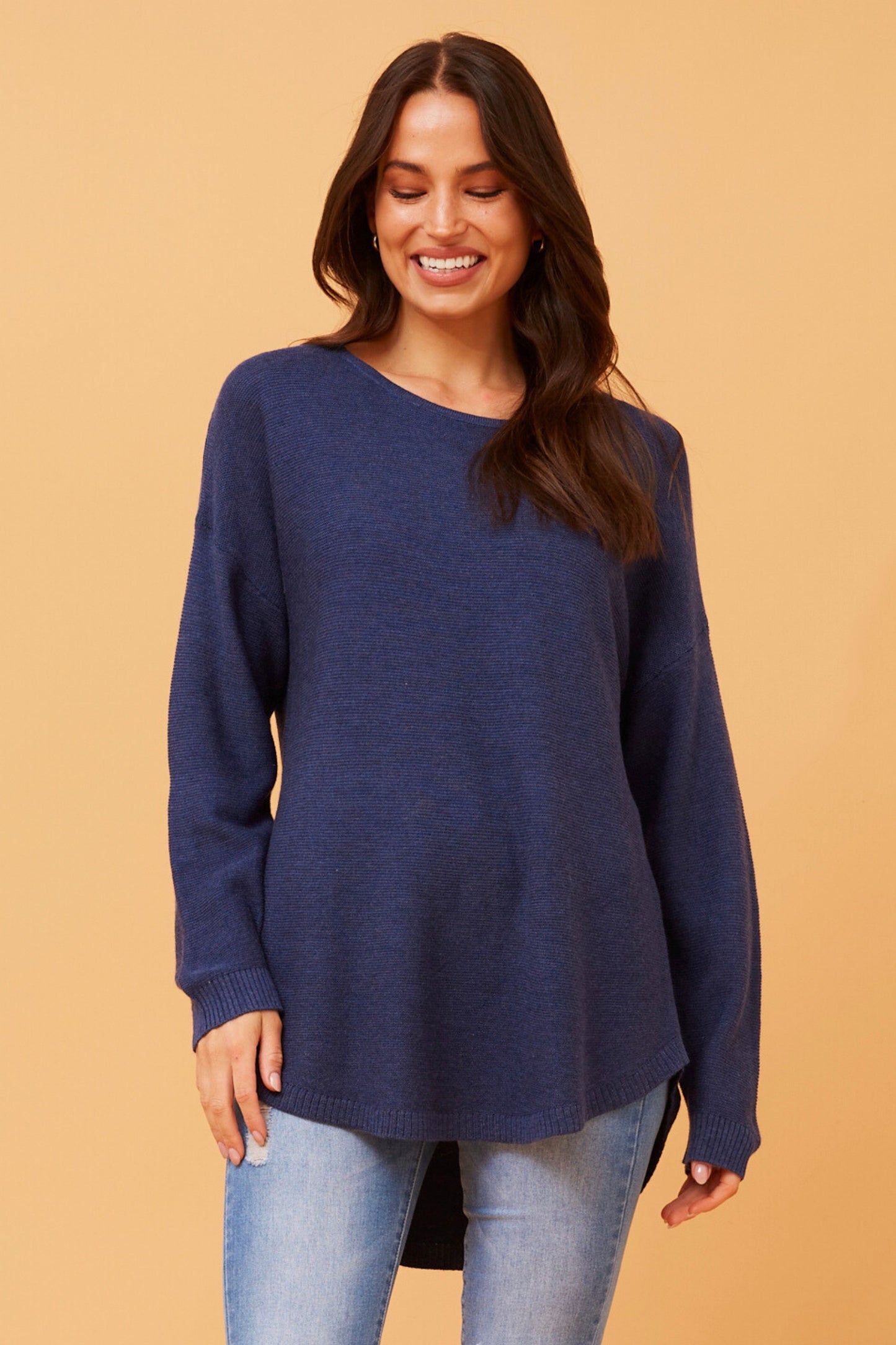 Ariana Knit Jumper - Indigo KP509280