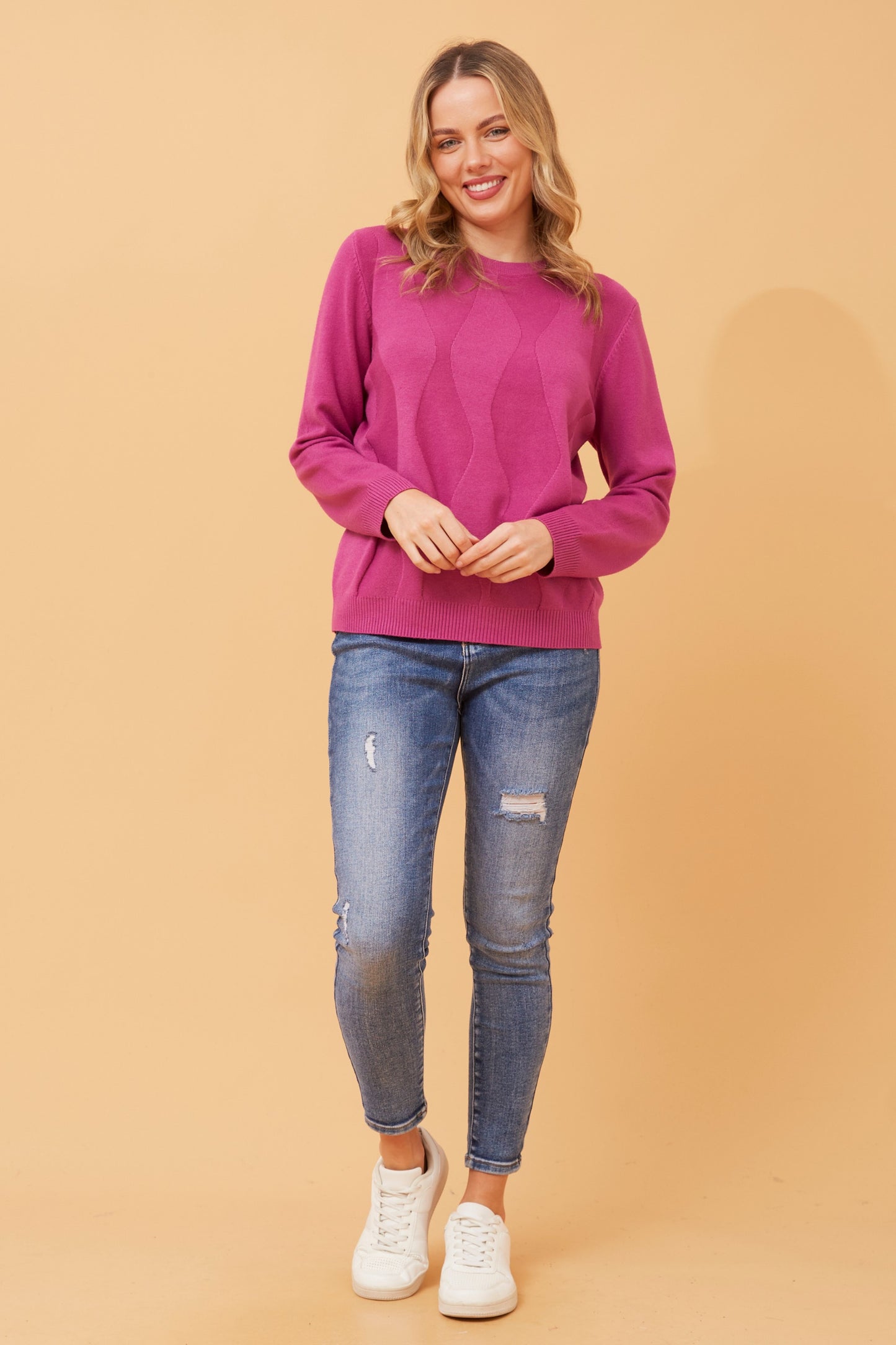 Angela Knit Orchid Jumper KP517808