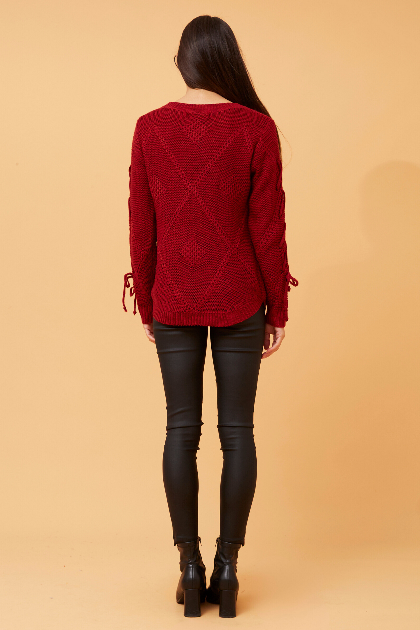 Martina Knit Jumper Red KP732848