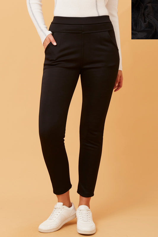 Fleece Leggings Black LG515679