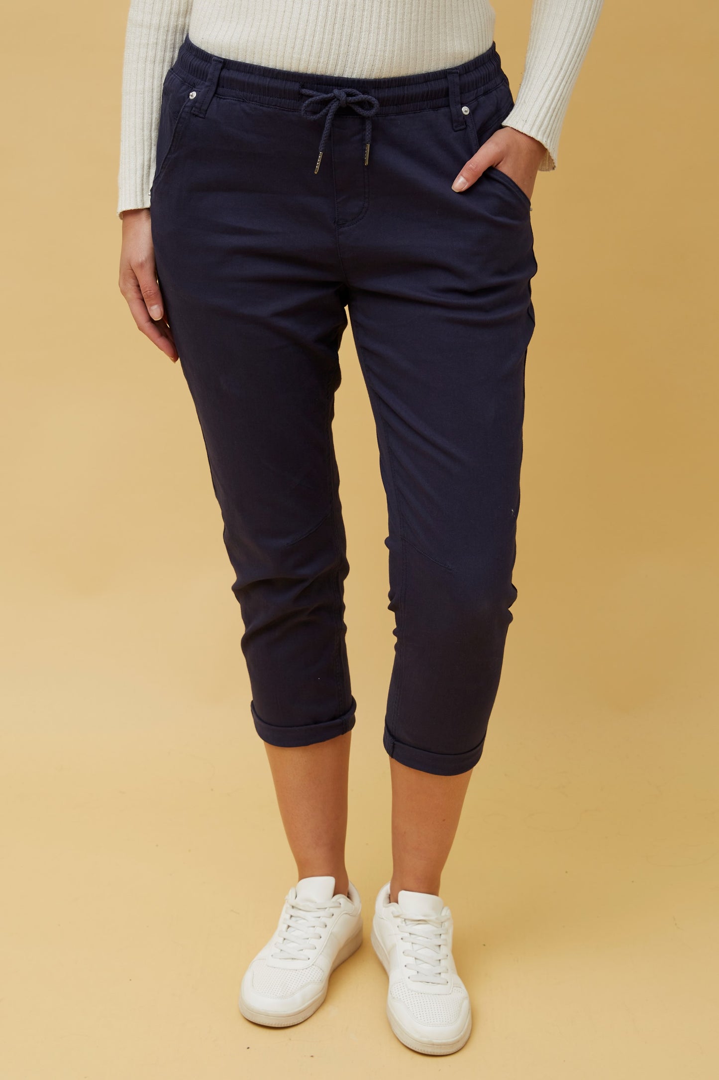 Solid Joggers Pant - Navy P510293