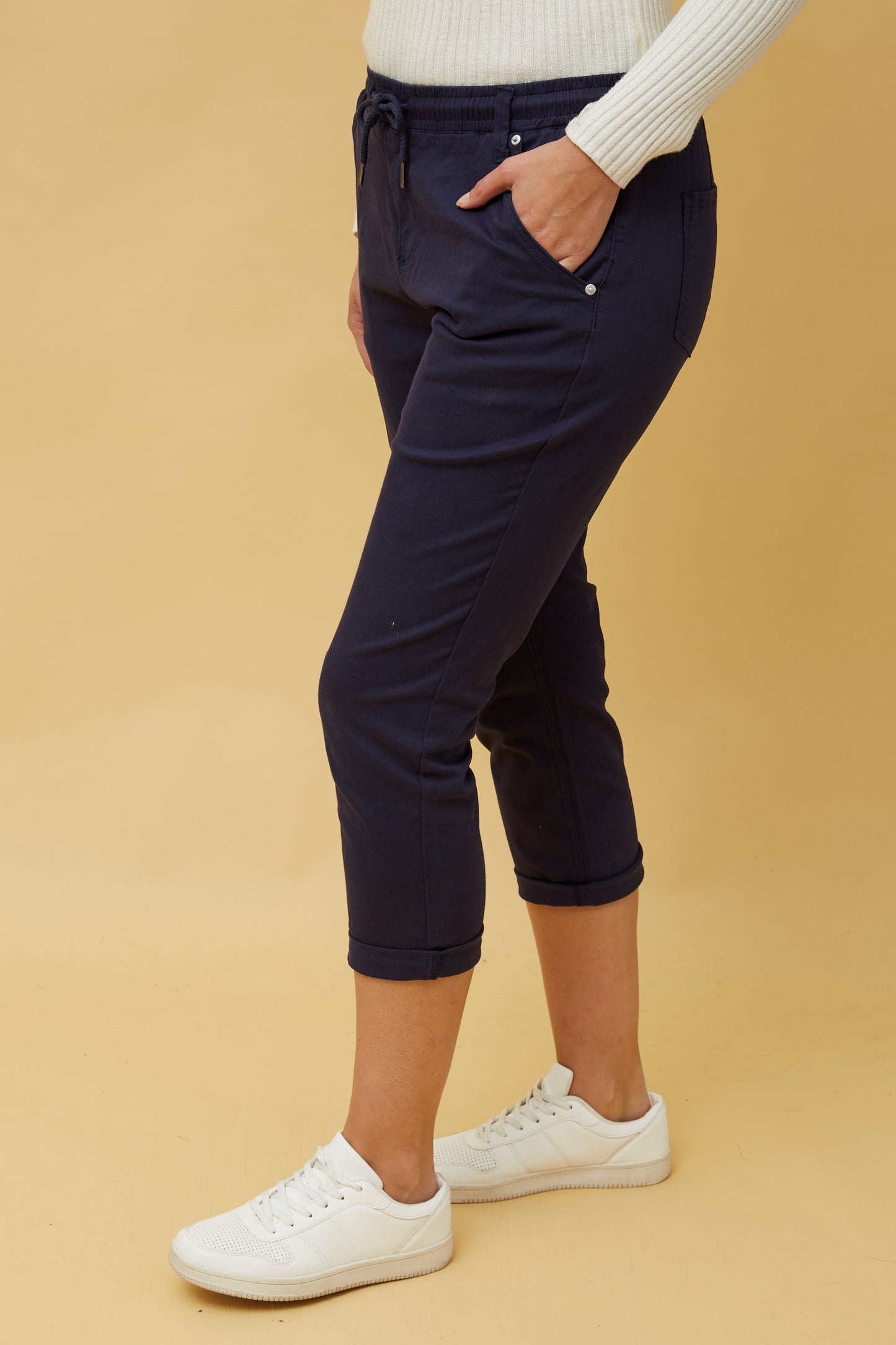 Solid Joggers Pant - Navy P510293