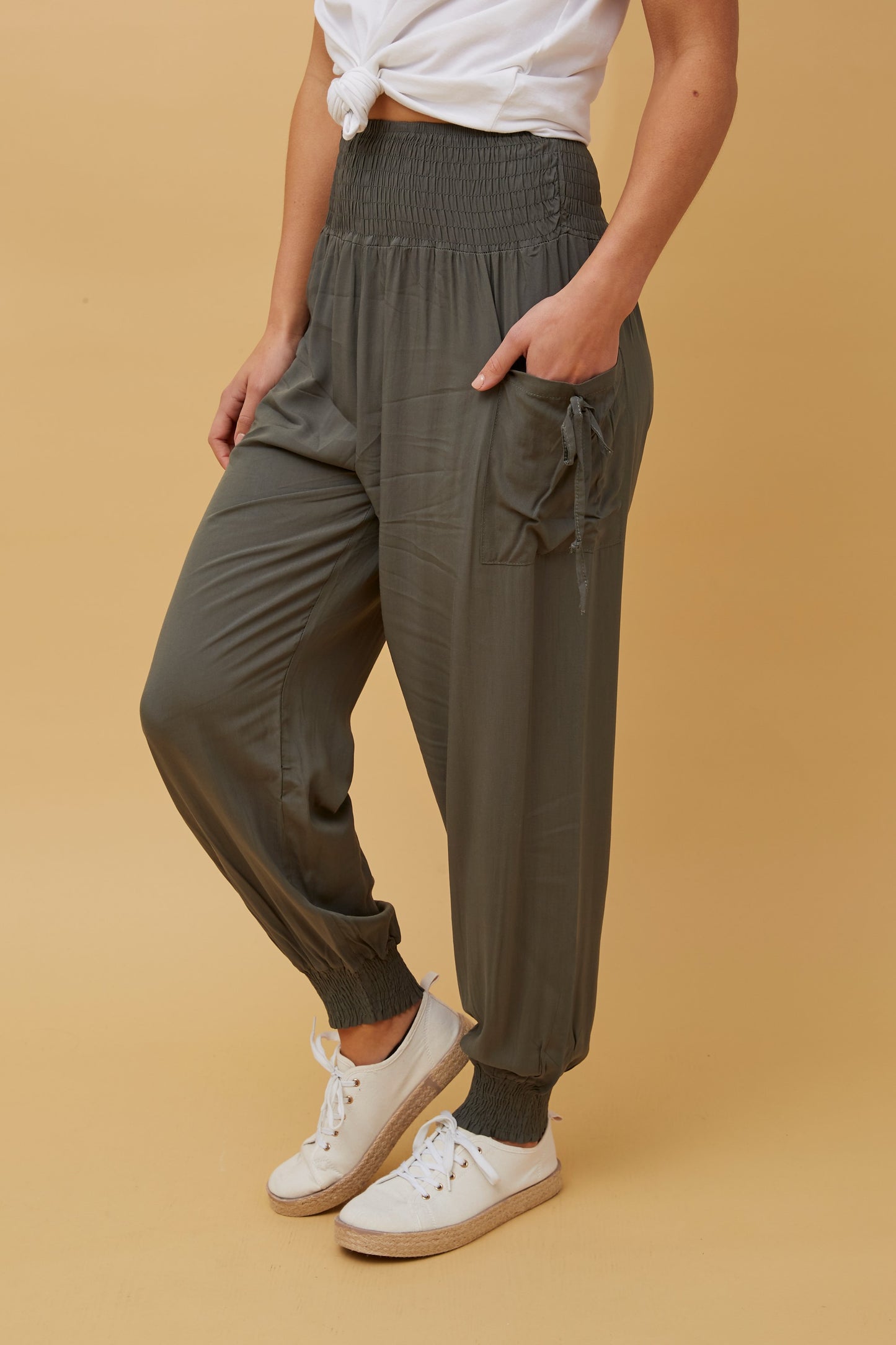 Harem Pants - Khaki P510678