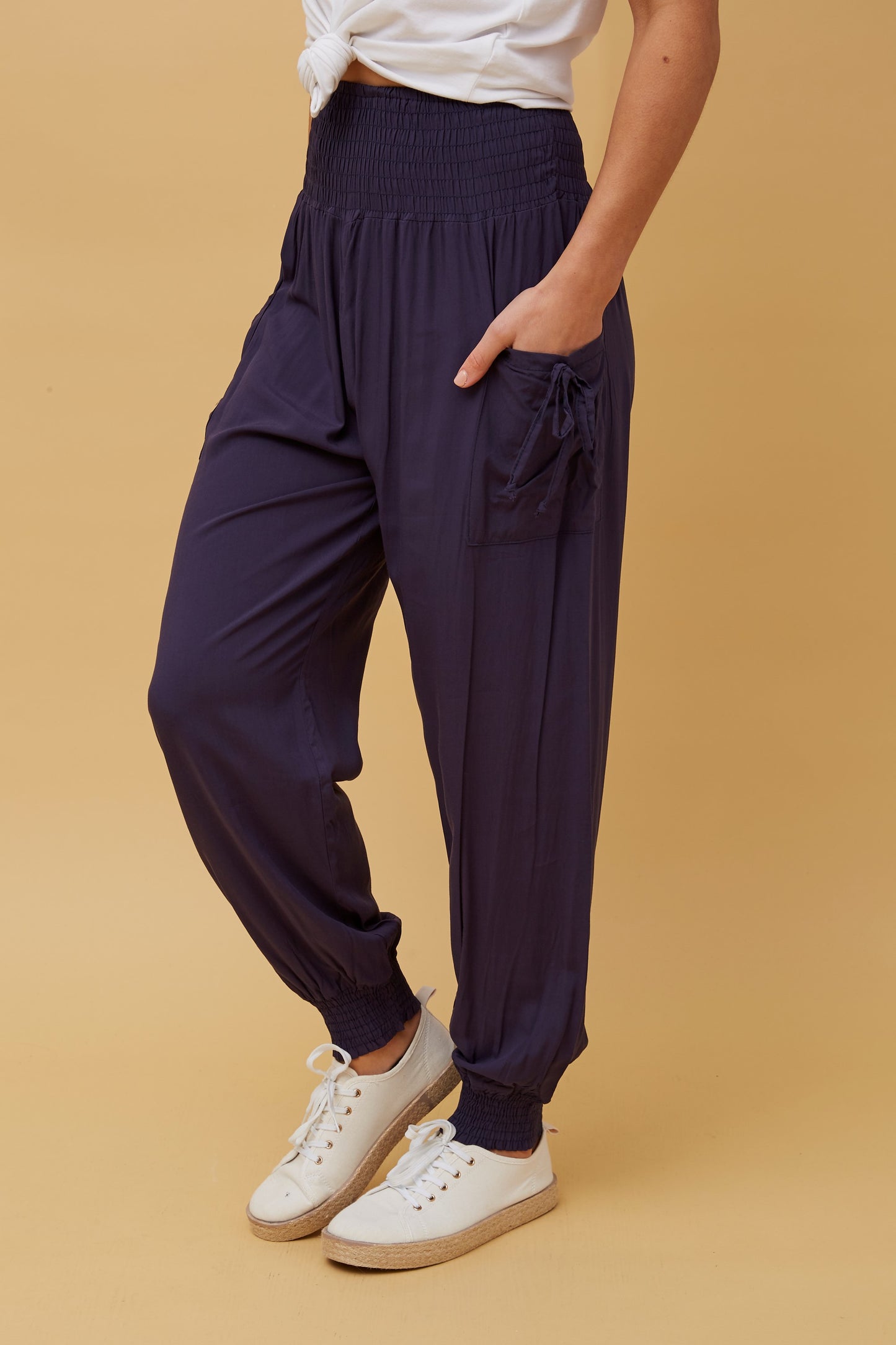 Harem Pants - Navy P510678