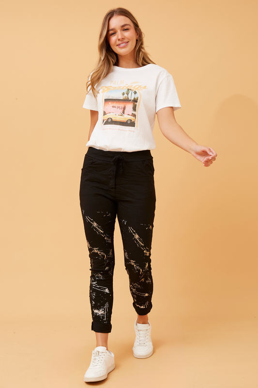 Foil Print Jogger Pant P518794