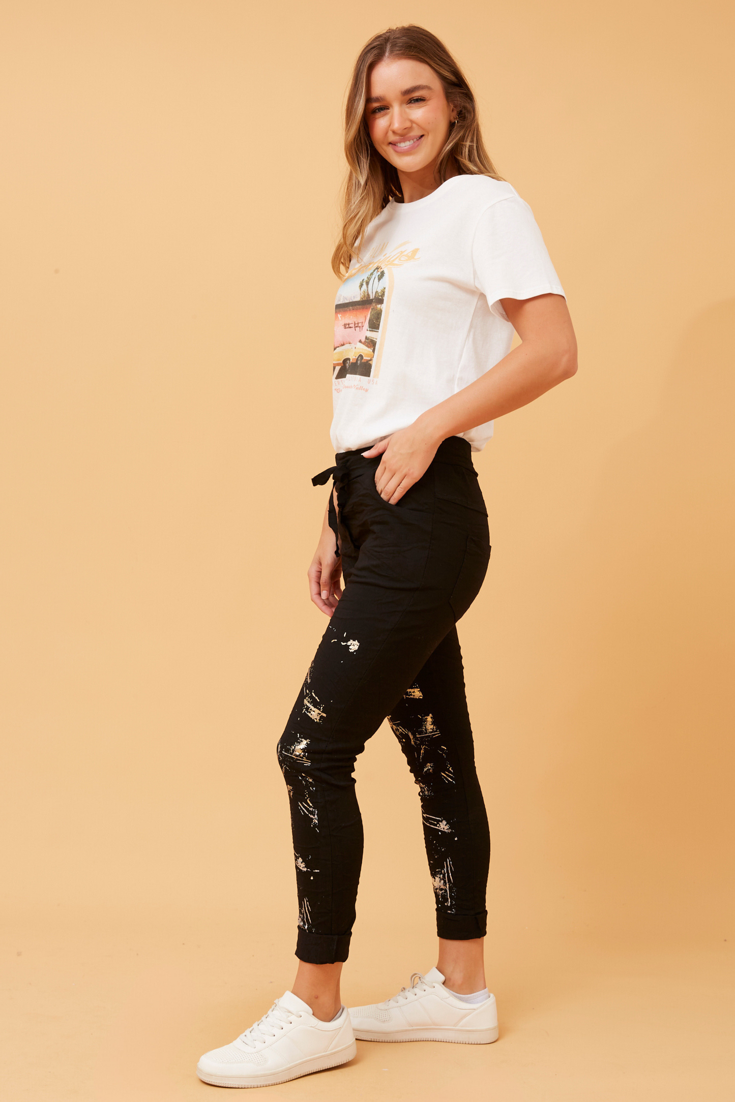 Foil Print Jogger Pant P518794