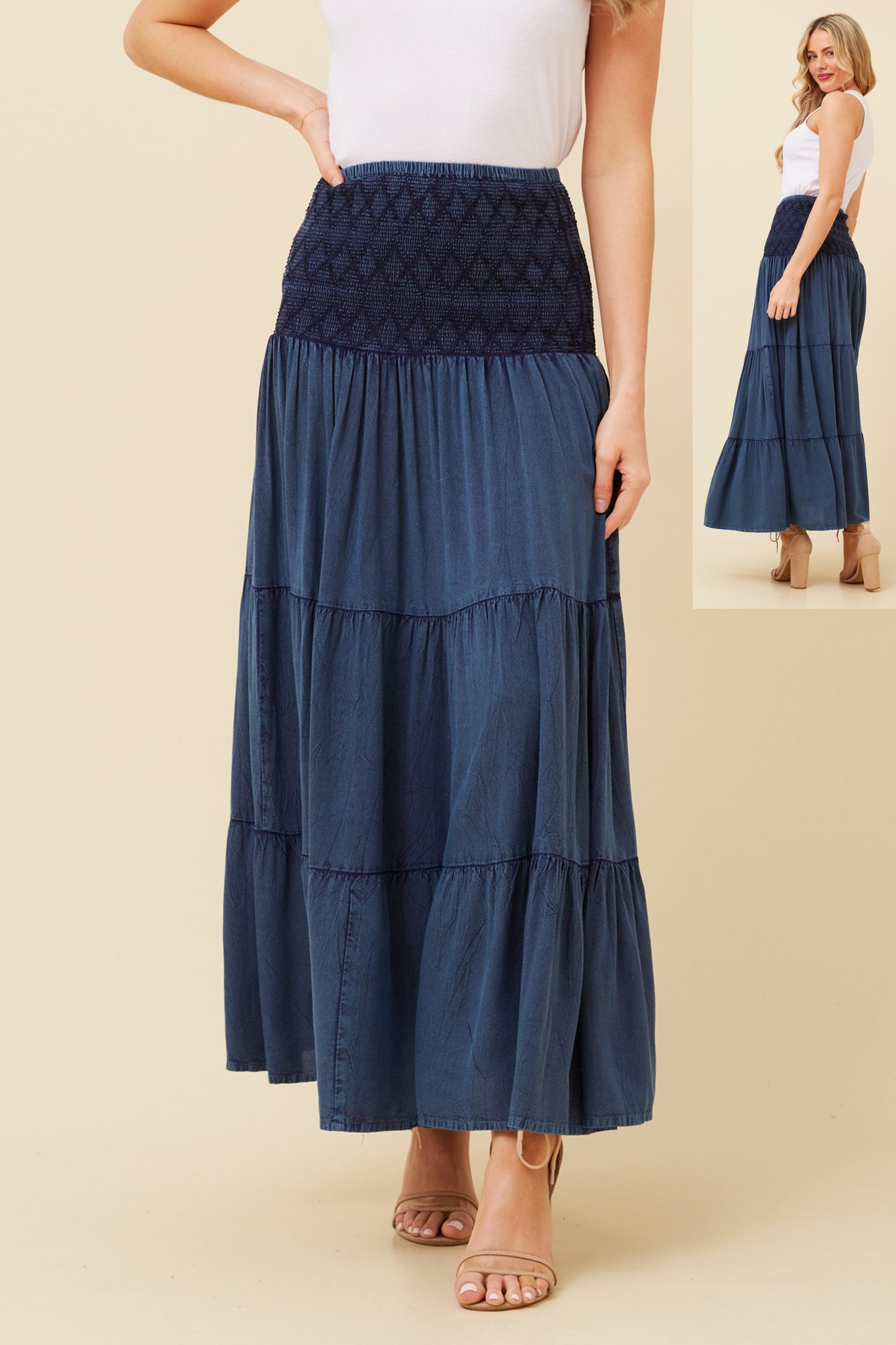 Julie Tiered Maxi Skirt S521555