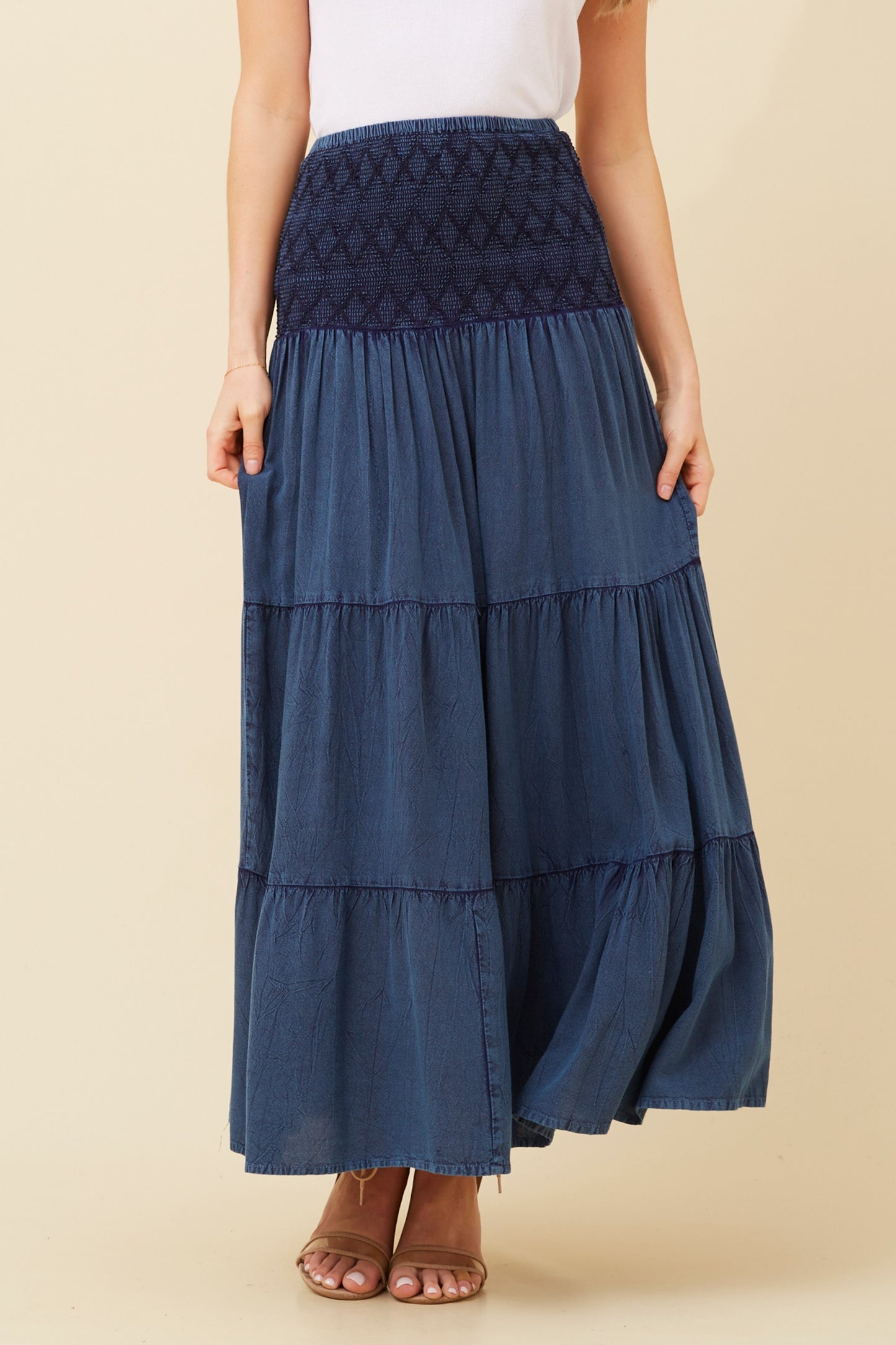 Julie Tiered Maxi Skirt S521555