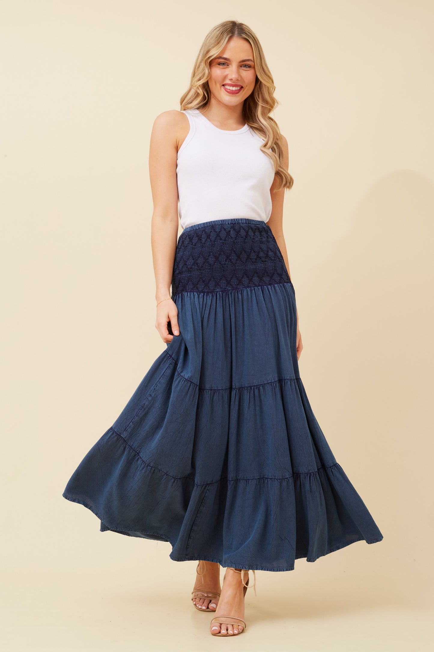 Julie Tiered Maxi Skirt S521555