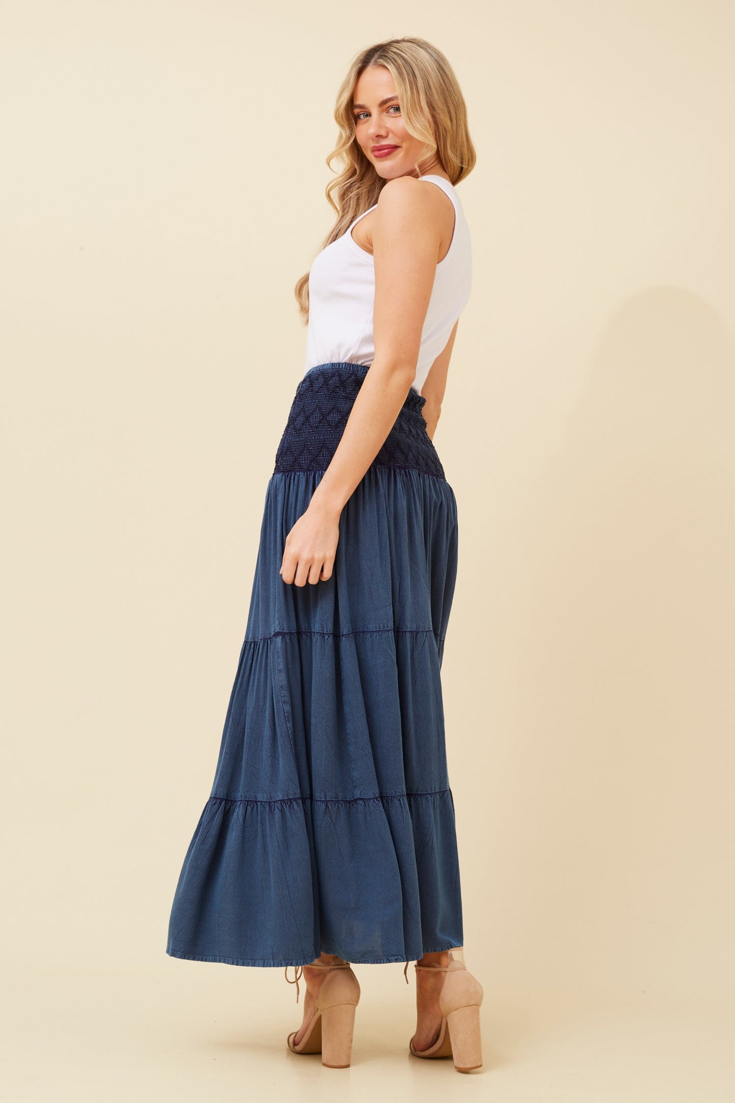 Julie Tiered Maxi Skirt S521555