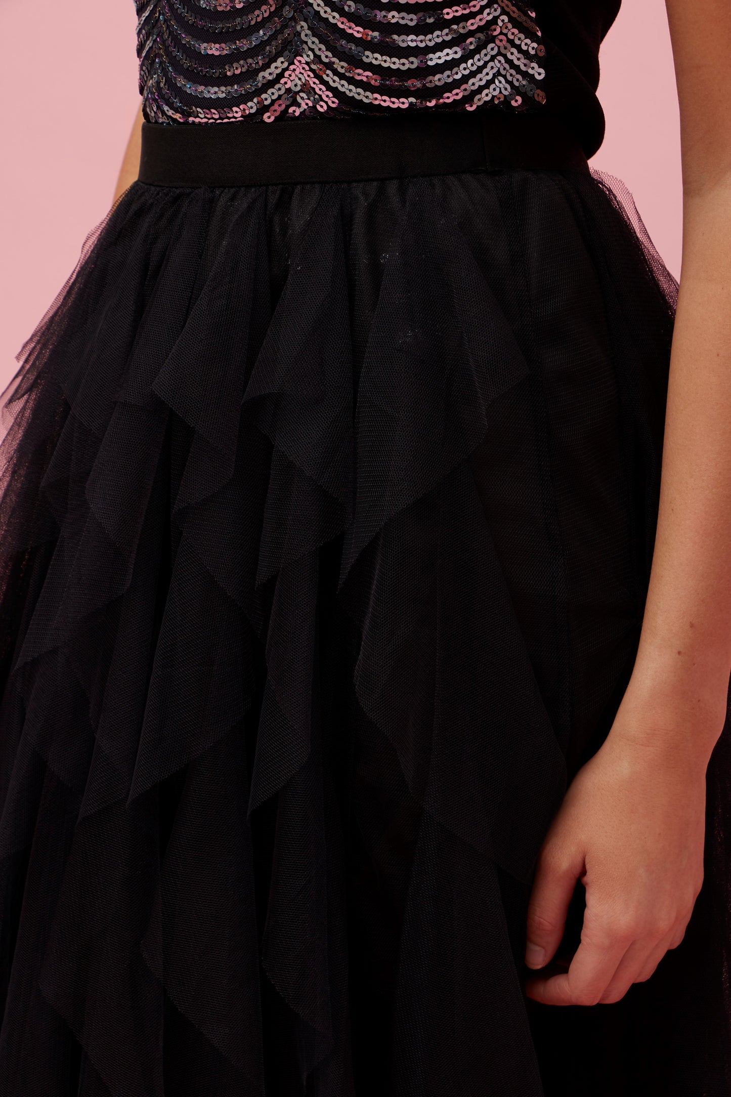 Milano Tulle Skirt - Black S727969