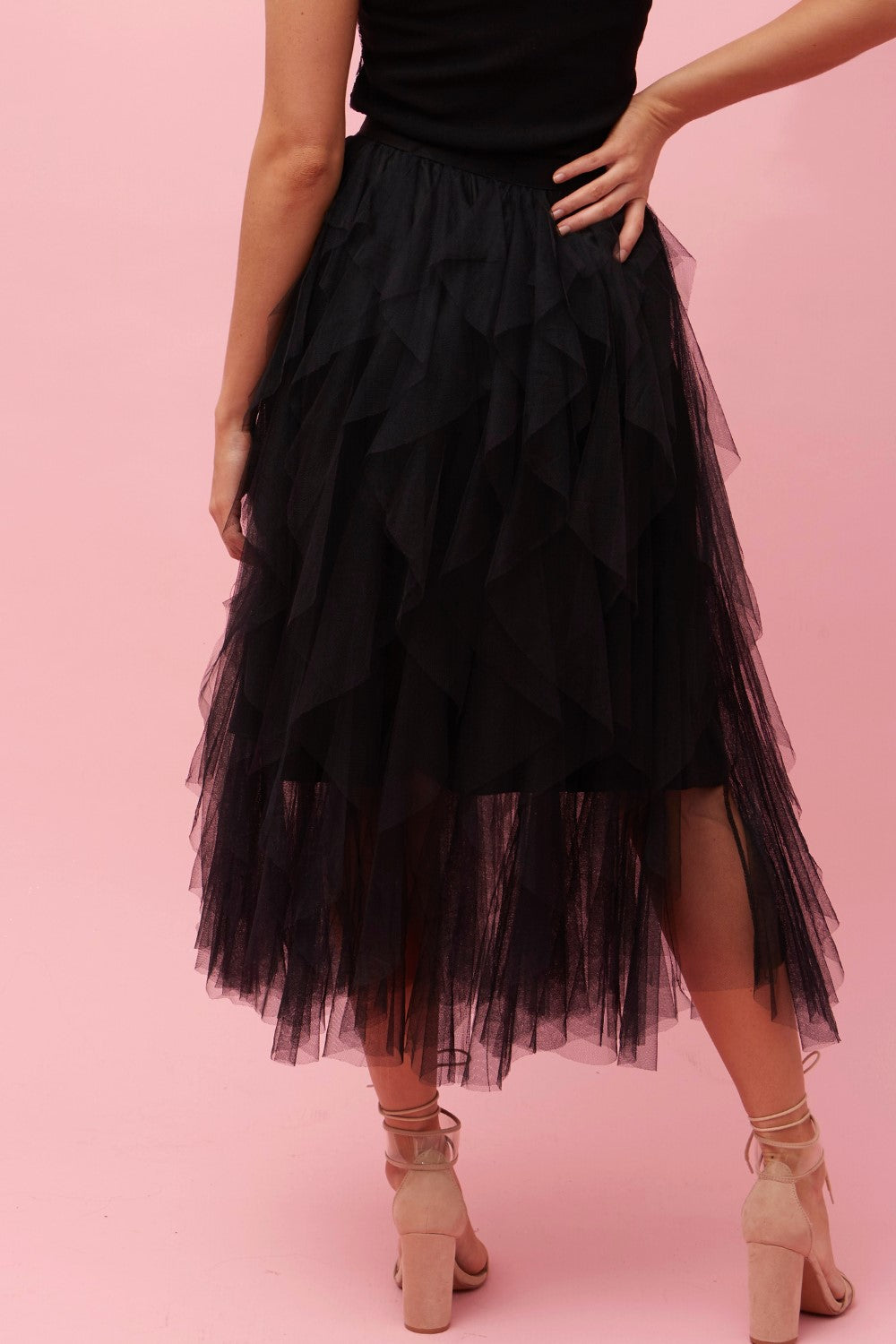 Milano Tulle Skirt - Black S727969