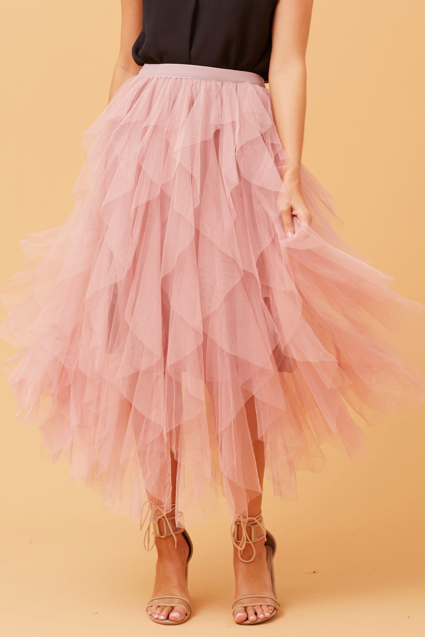 Milano Tulle Skirt - Pink S727969