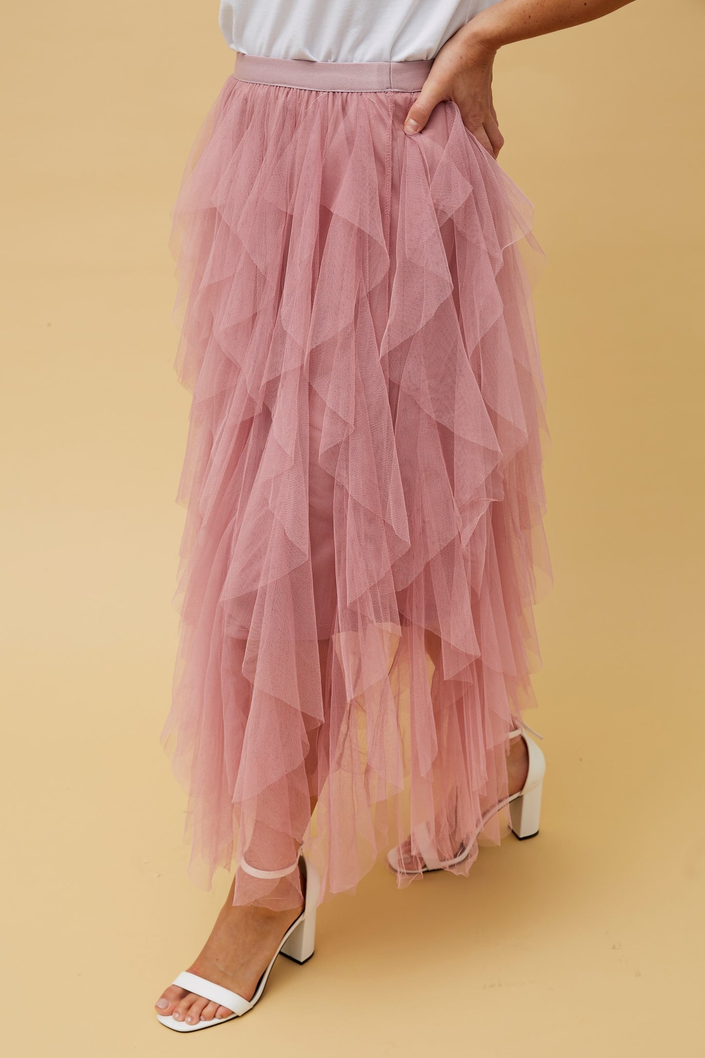 Milano Tulle Skirt - Pink S727969