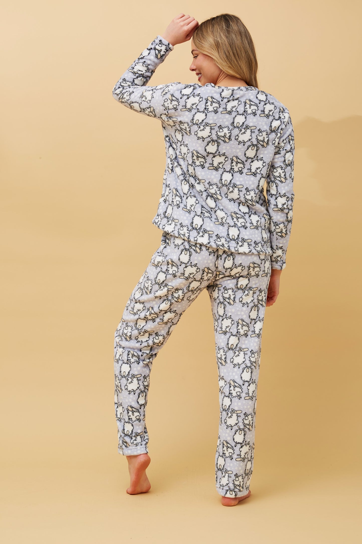 Sheep Print Pyjama Set SET513969