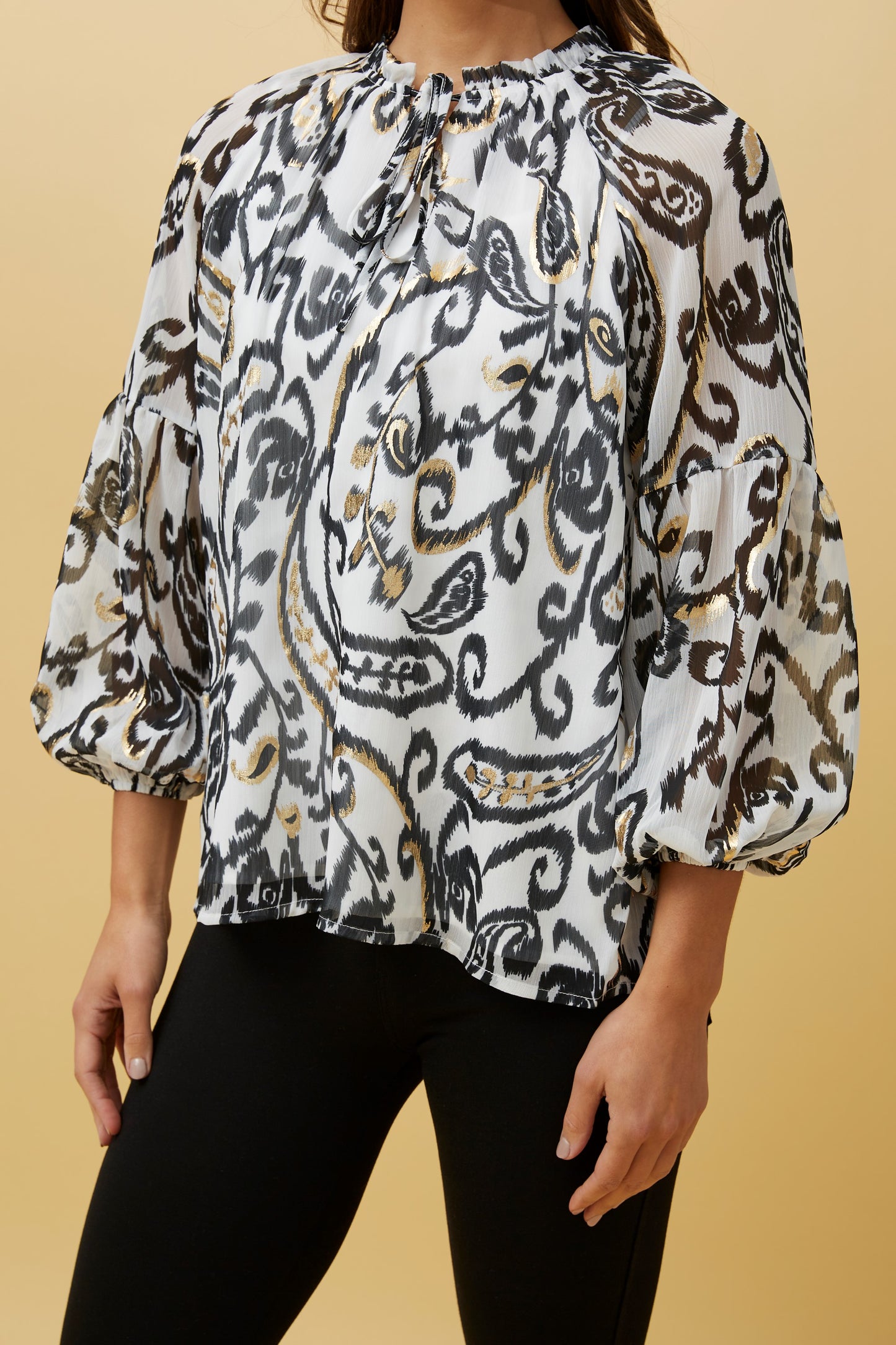 Sina Paisley Print Blouse T166997